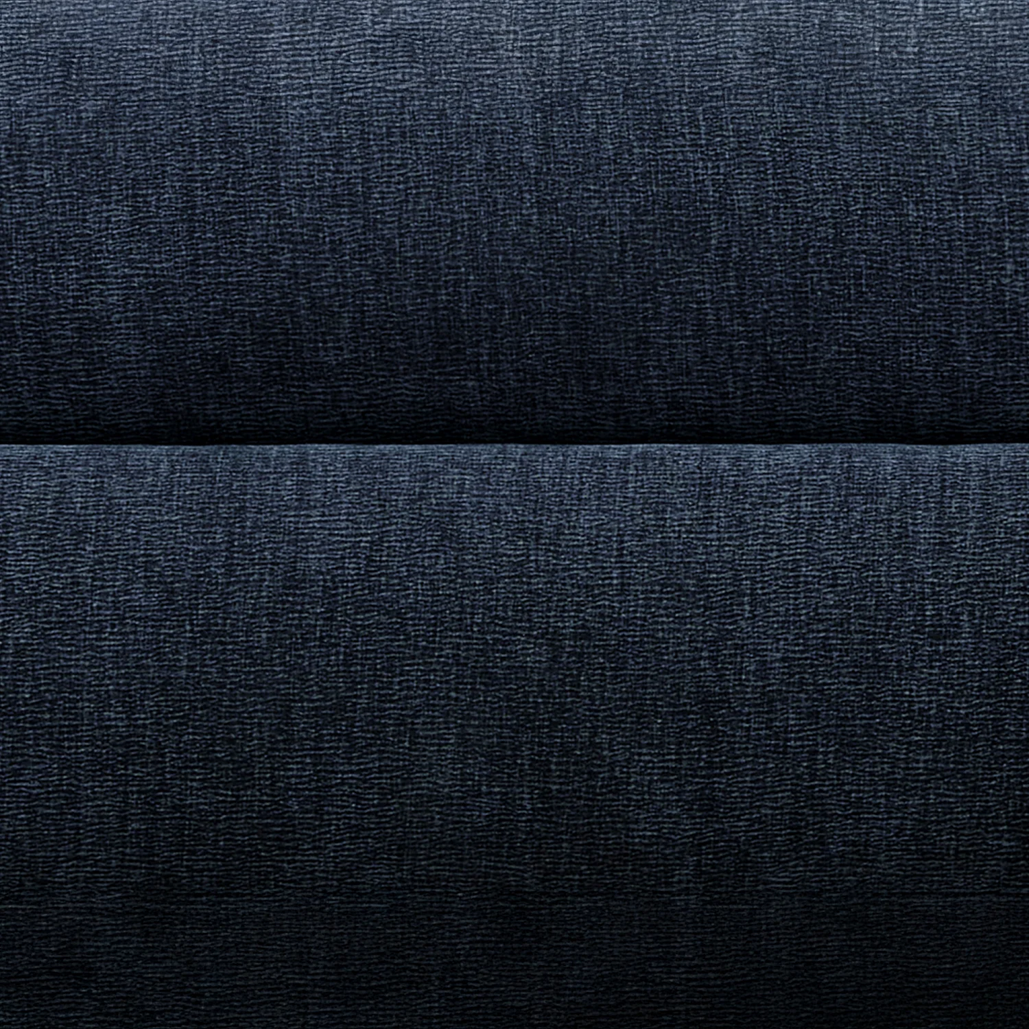 Ensemble lit 160 x 200 cm en tissu et matelas Hybride Excellence - Bleu nuit - 3