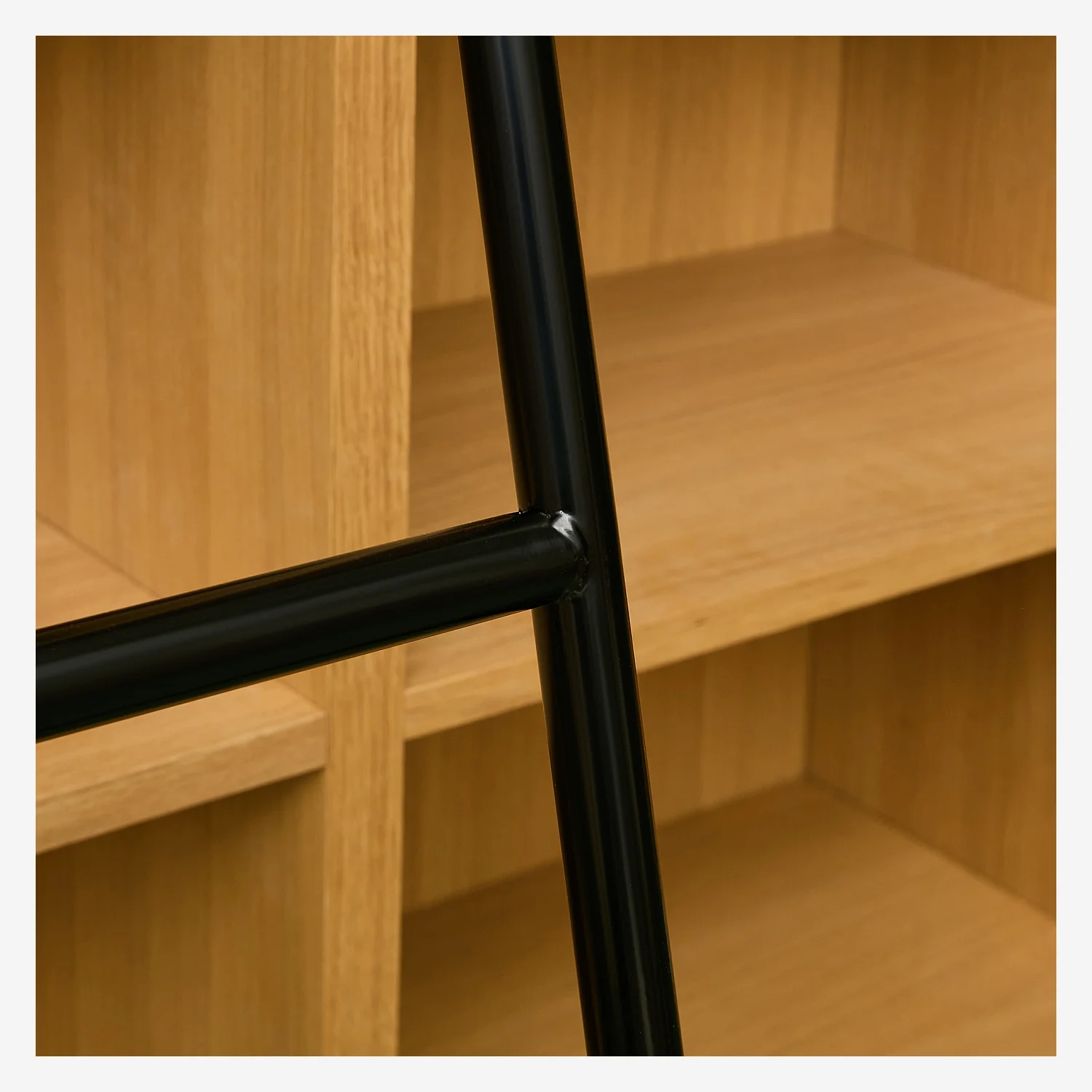 Große Eichenbibliothek mit abnehmbarer Leiter - Natur - Design von Hélèna Pille - 5