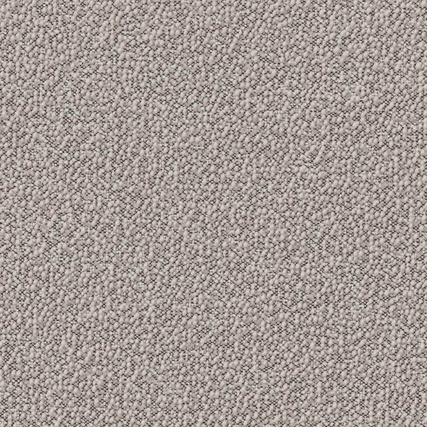 Canapé 3 places modulable en tissu bouclette avec dossier avance-recule et repose-pieds - Gris perle - 16