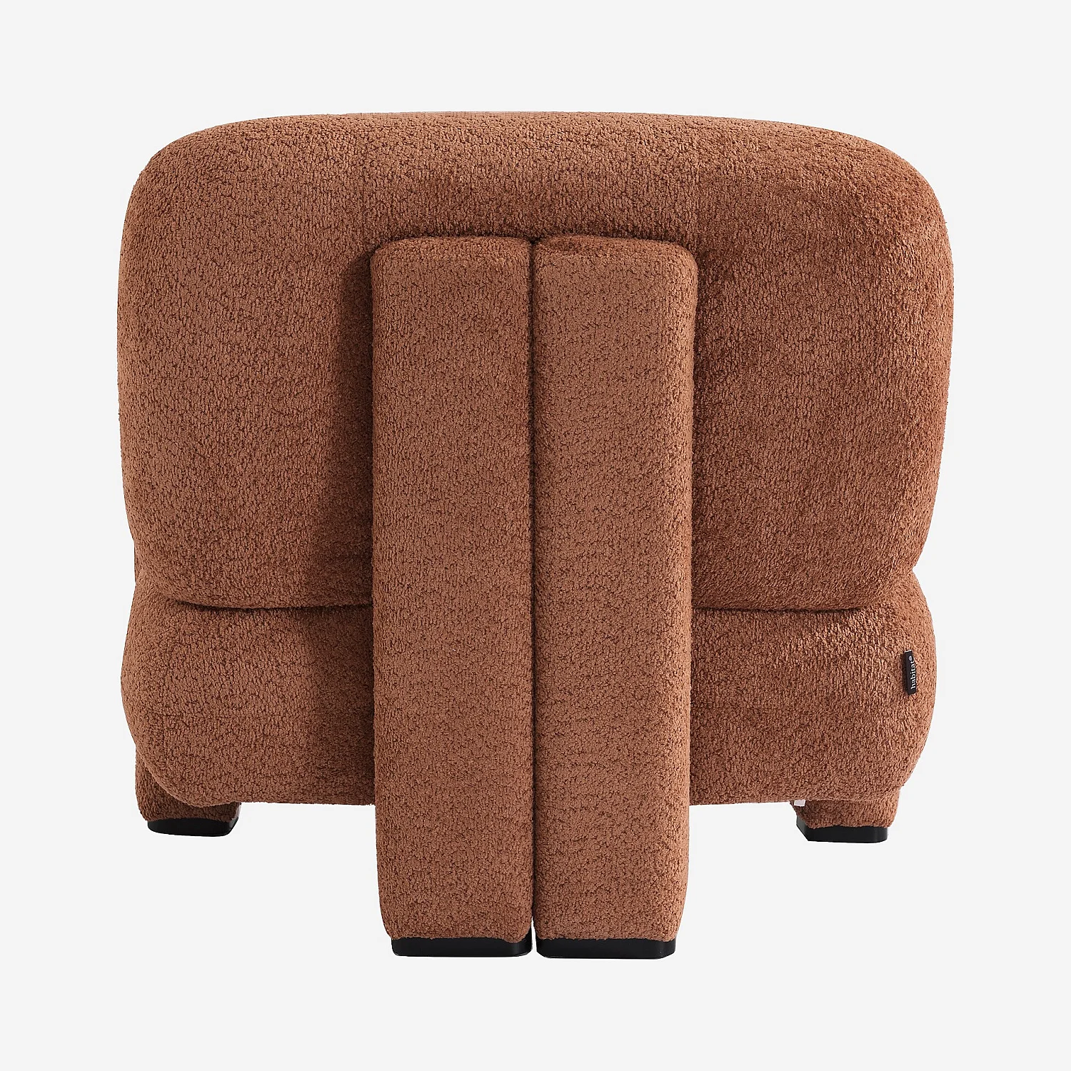 Fauteuil van bouclé stof - Terracotta - 6