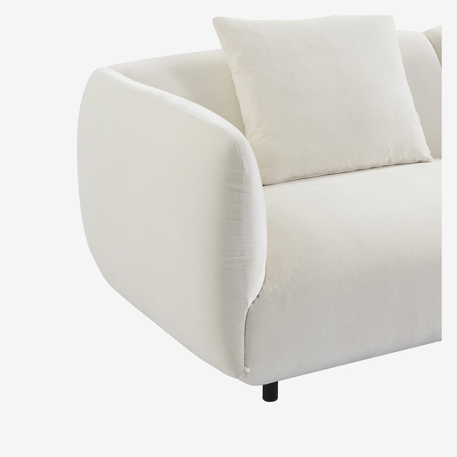 4-zitsbank van stof - Ecru - 2