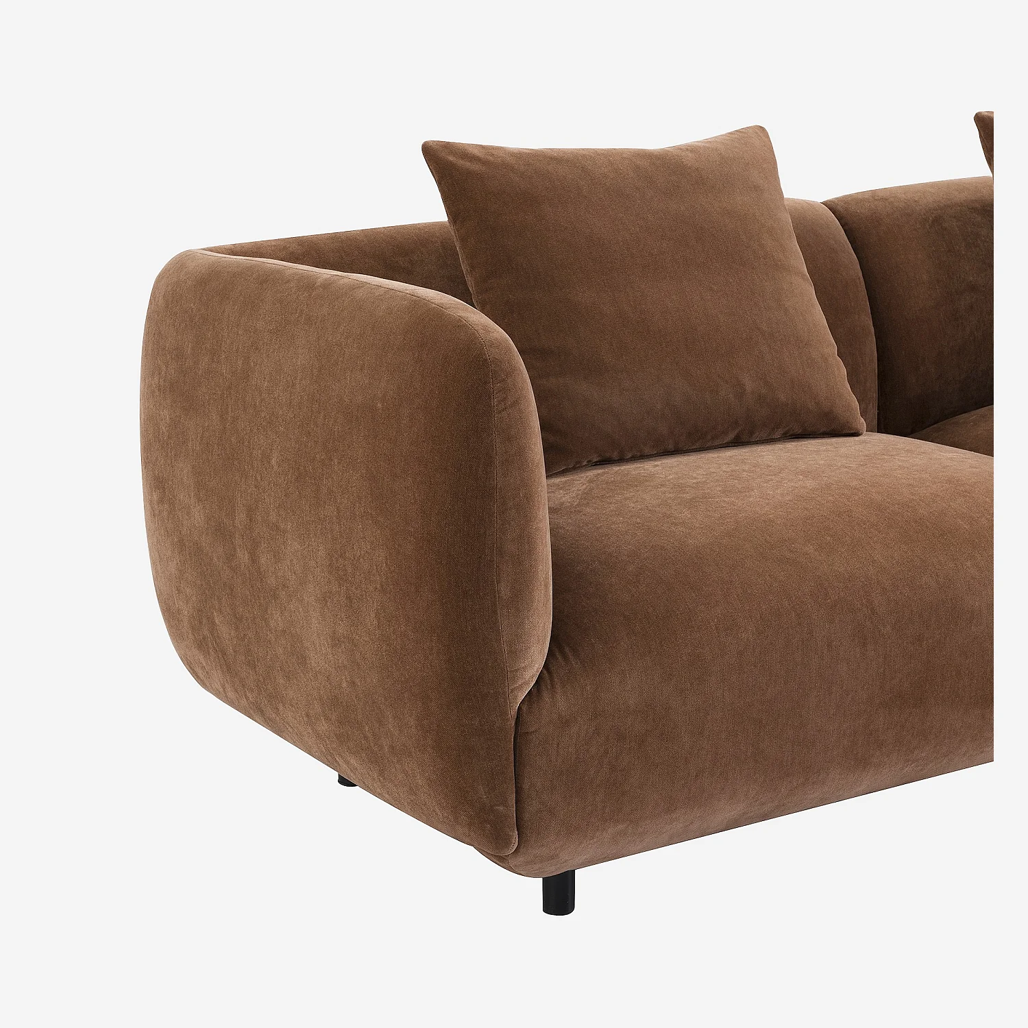 4-zitsbank van stof - Koperbruin - 2