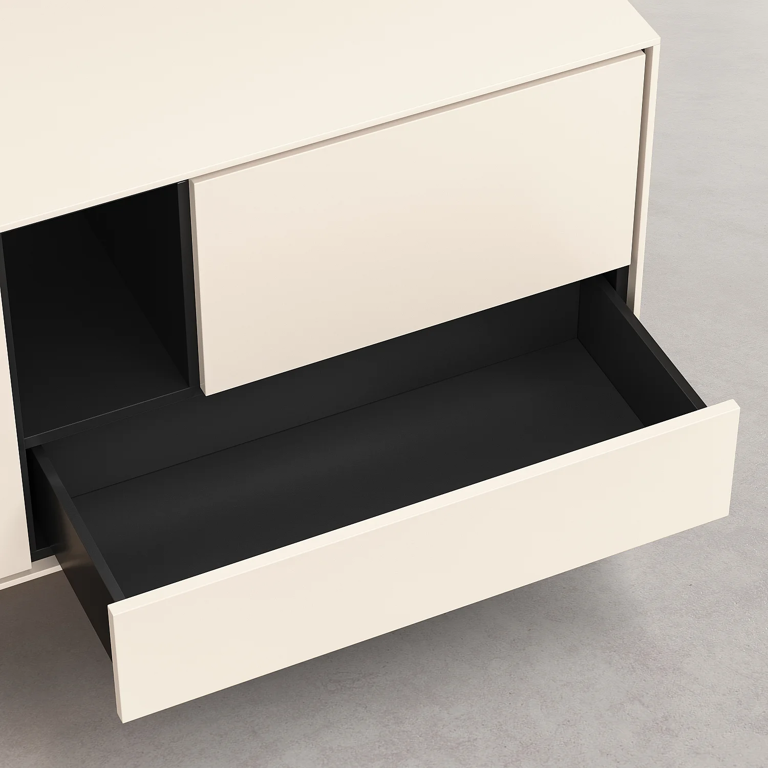 Sideboard mit 3 Türen und 1 Schublade - Beige - Design by Céline Mognon Fichet - 3