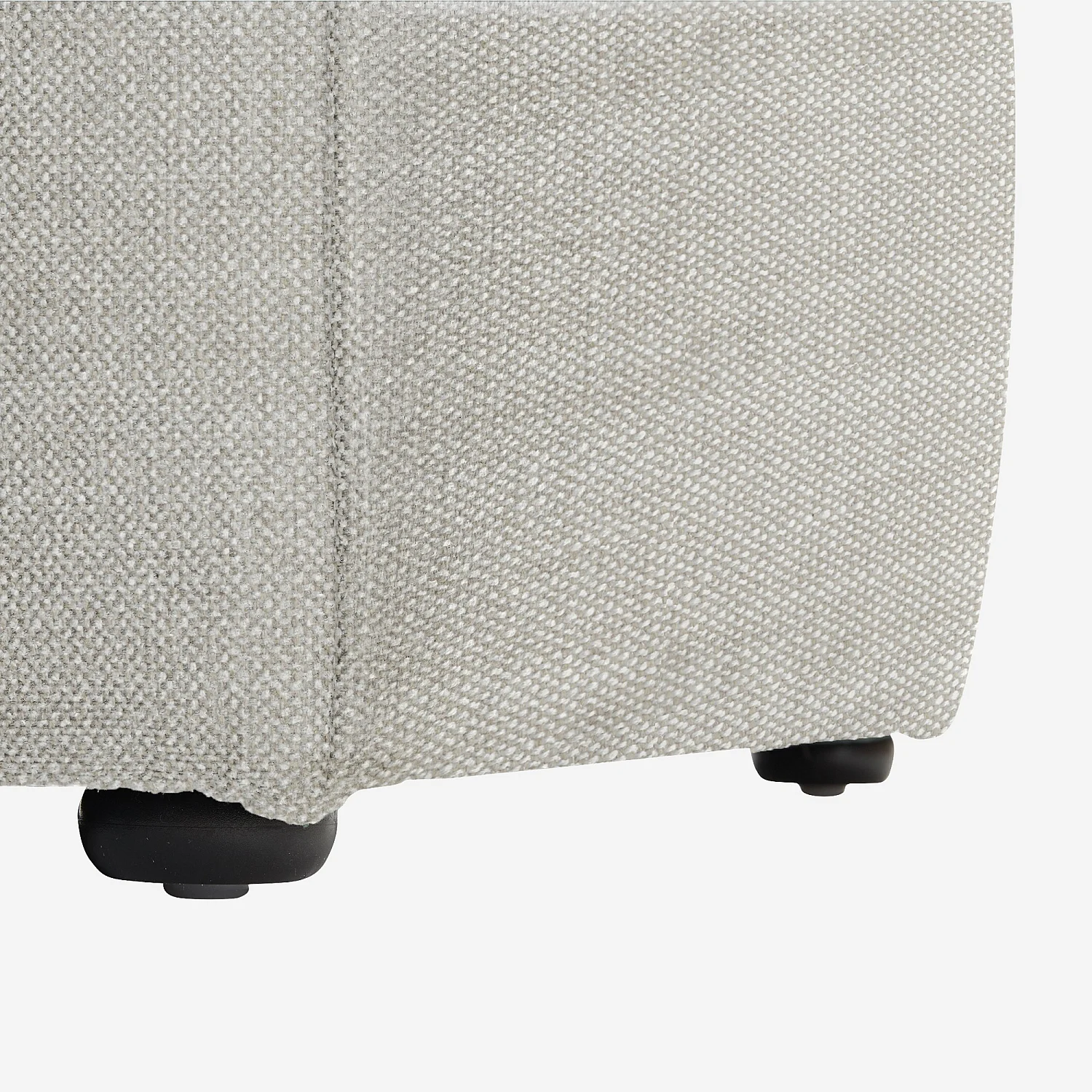 Sofa 4-Sitzer aus Stoff - Melange-Beige - 6