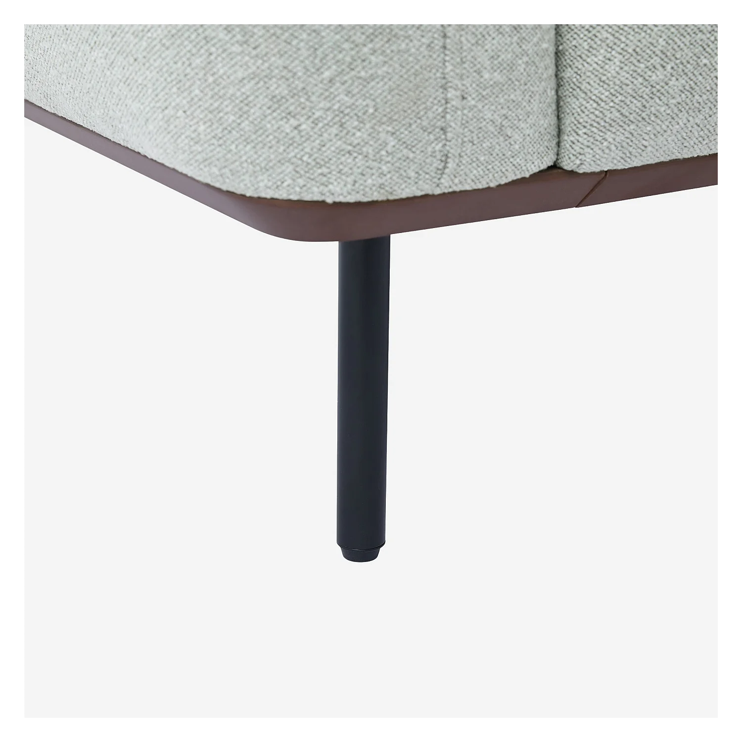 Stoff- und Metallsessel - Gemischtes Grau - 5