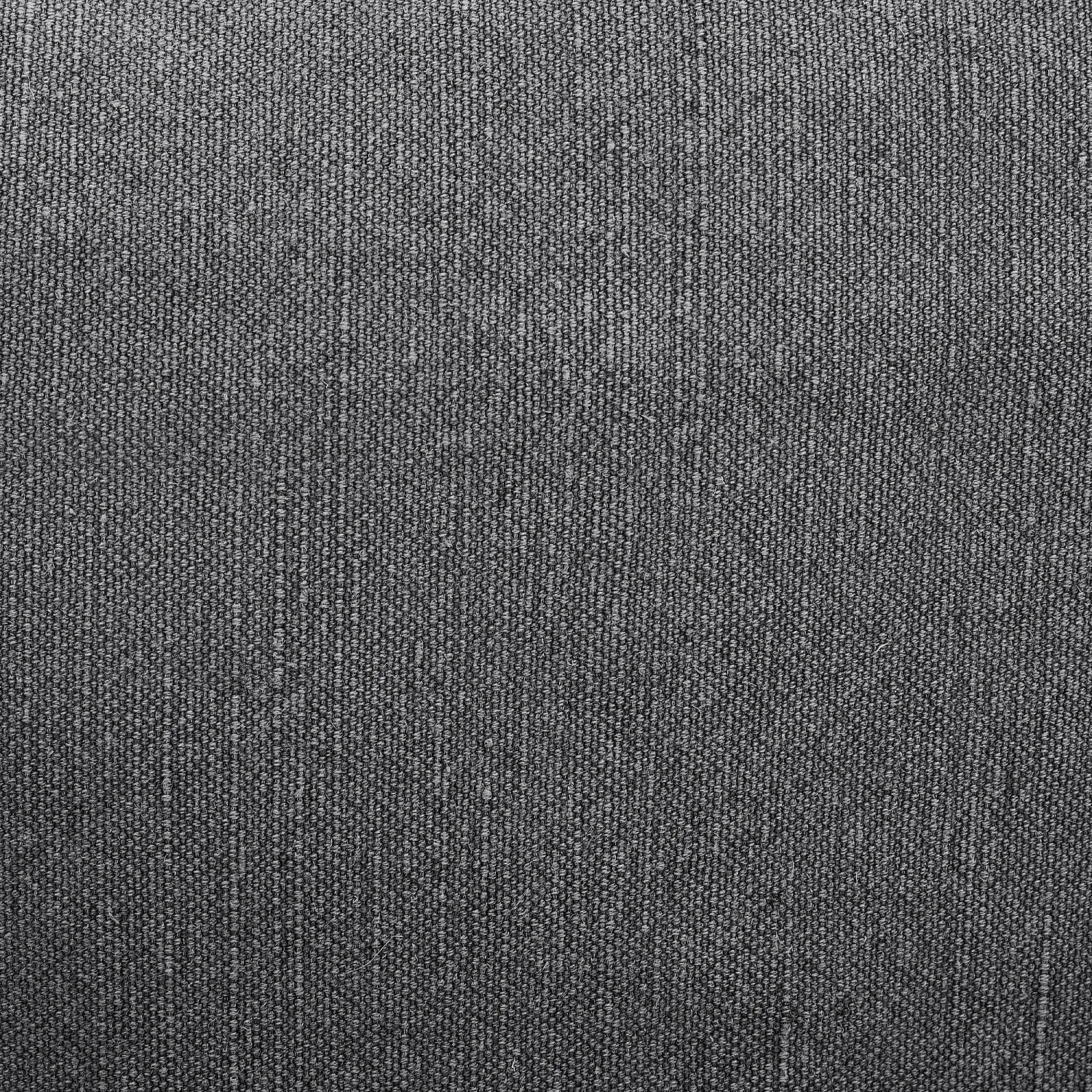 Fauteuil déhoussable en coton et lin garni de plumes - Gris ardoise - 3