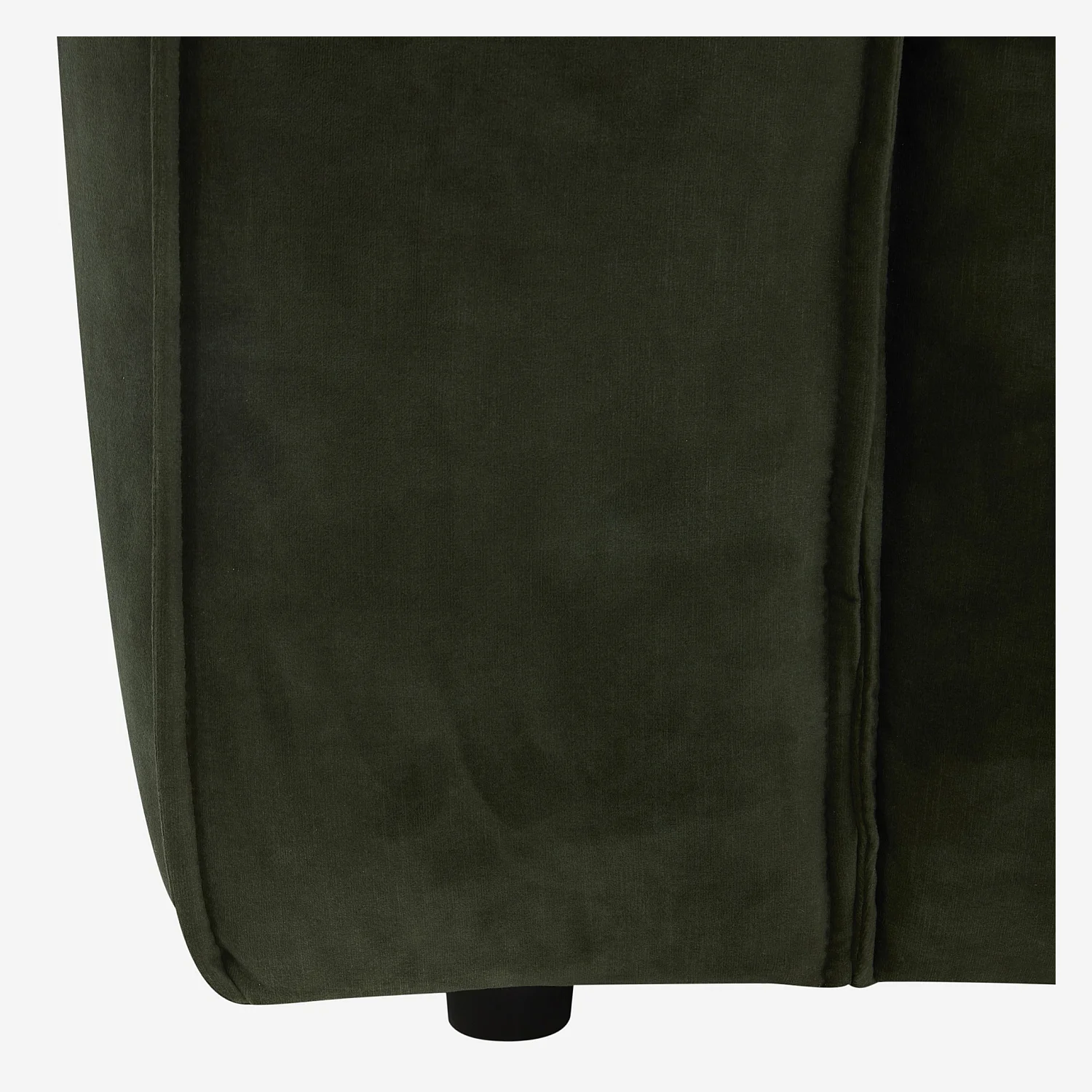 Canapé 2 places en velours - Vert kaki - 4