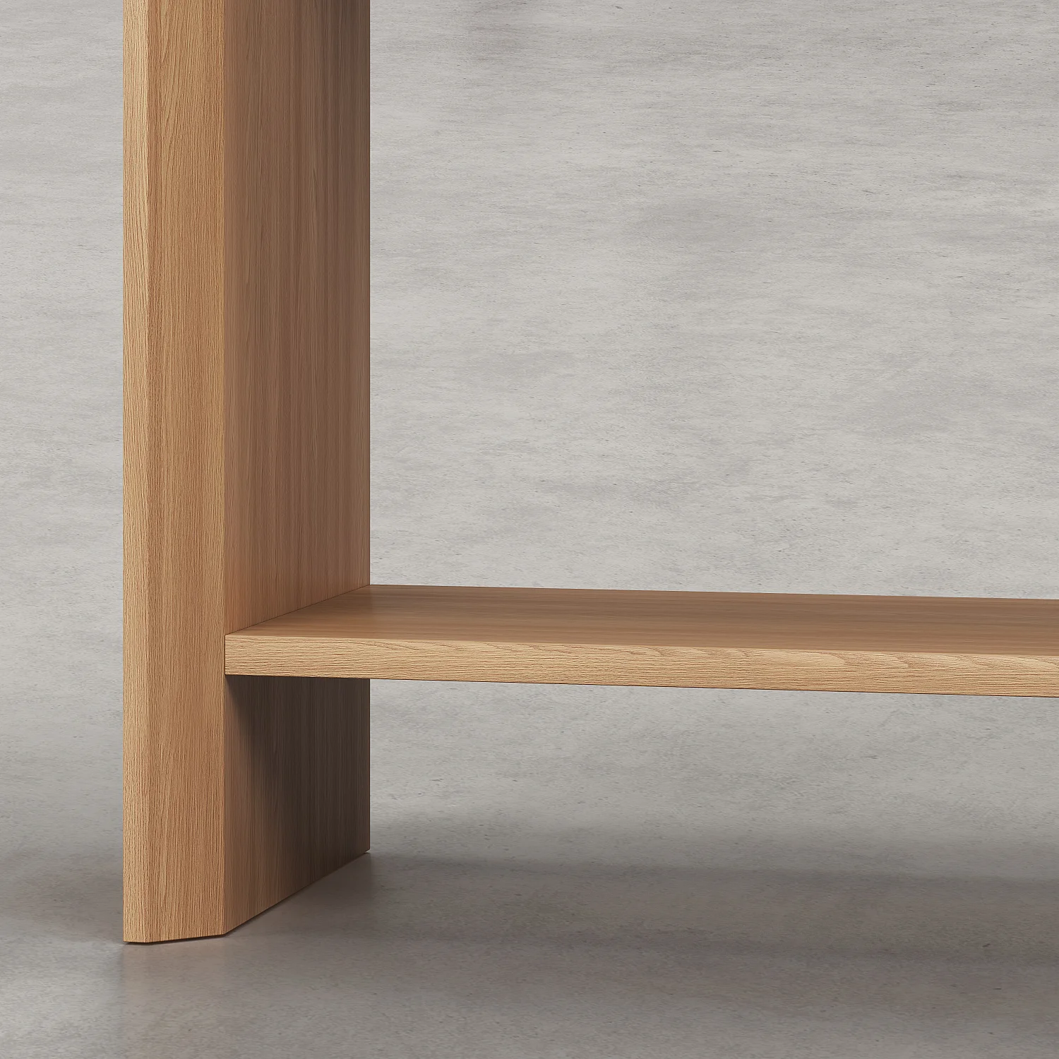 Console en chêne - Naturel - 4