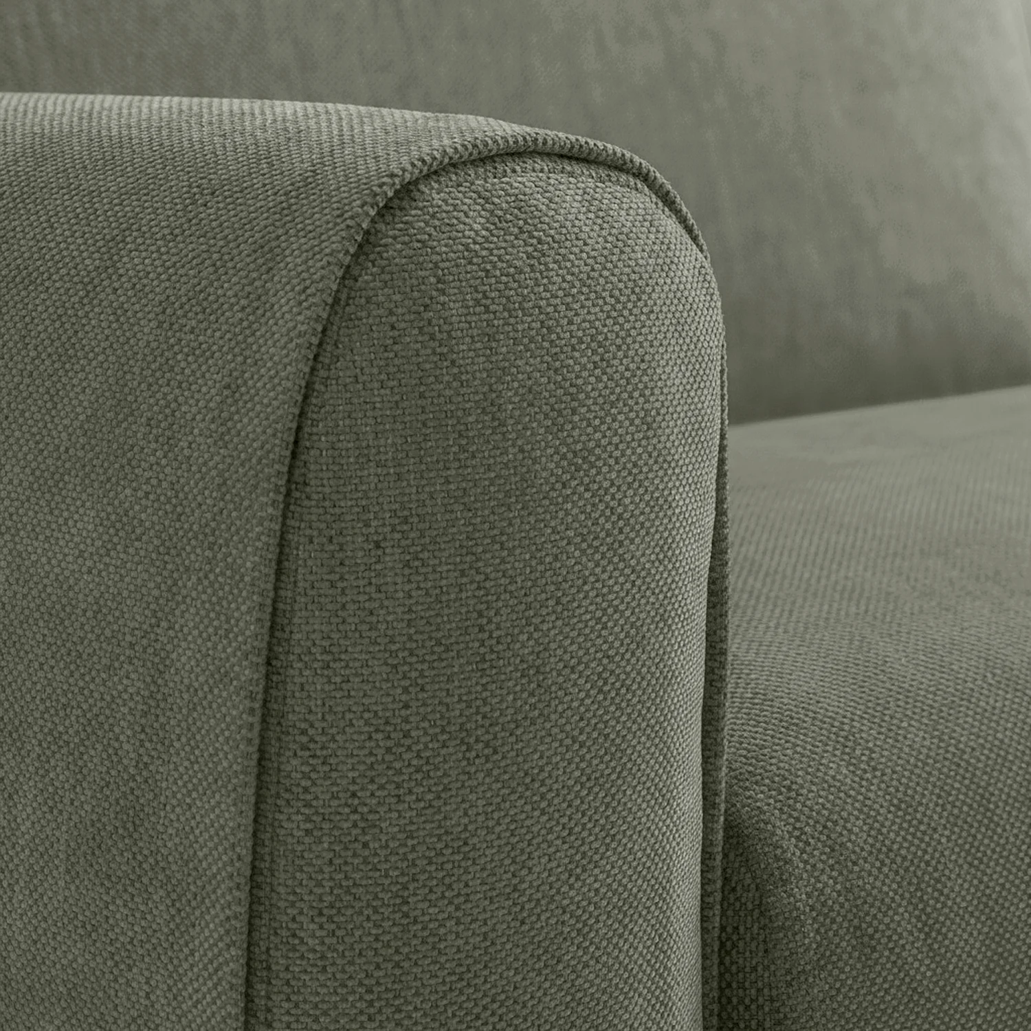 Divano letto 2 posti - Letto 140 cm - Materasso 16 cm - Tessuto Lugano Verde oliva - 2