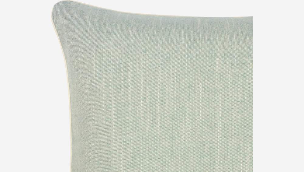 Coussin en coton - 50 x 50 cm - Vert