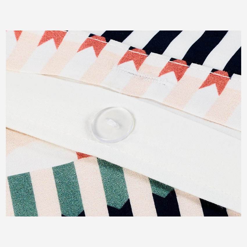 Parure de lit en coton - 220 x 240 cm -Multicolore - Design by Floriane Jacques