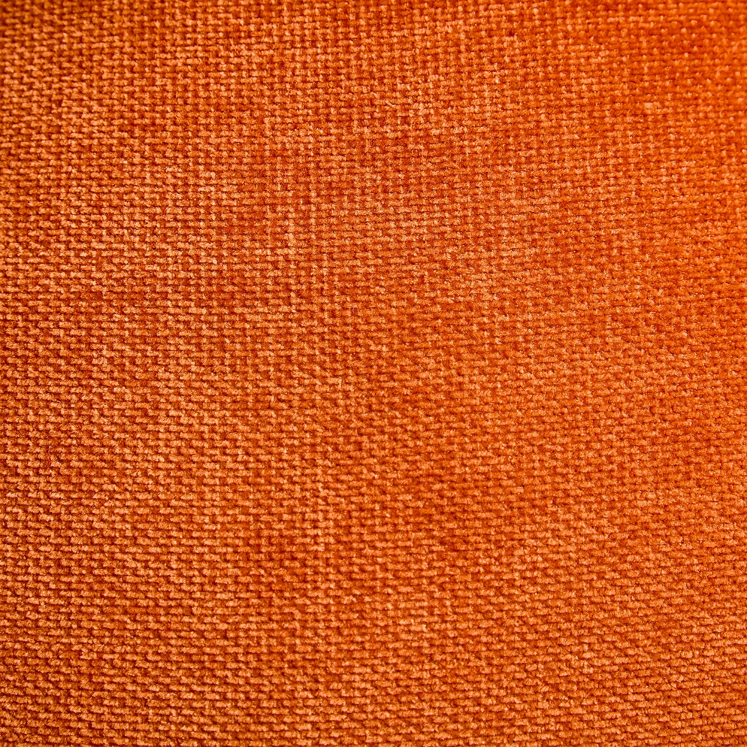 Poltrona girevole in tessuto e metallo cromato - Arancione - 5