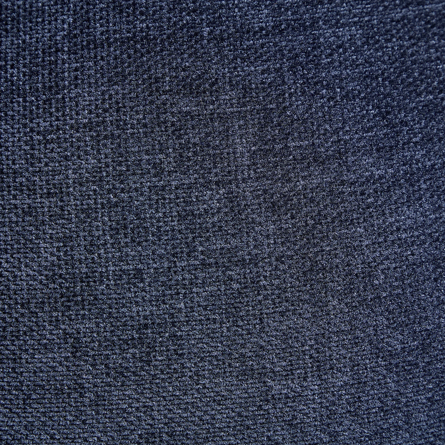 Sillón giratorio en tejido y metal cromado - Azul noche - 5