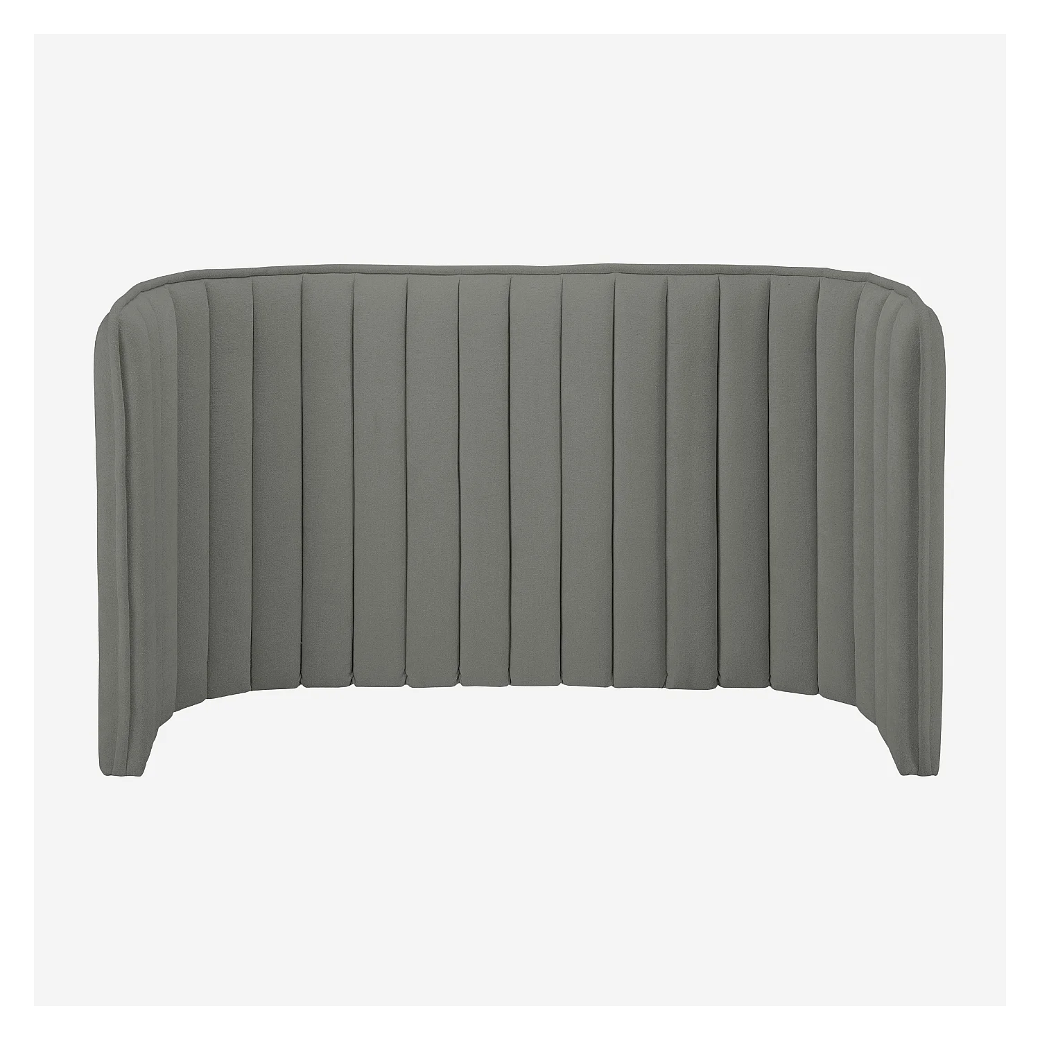 Tête de lit en tissu 244 x 102 cm - Gris galet - 2