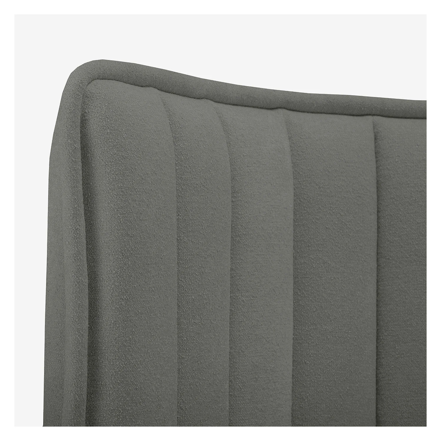 Tête de lit en tissu 244 x 102 cm - Gris galet - 3