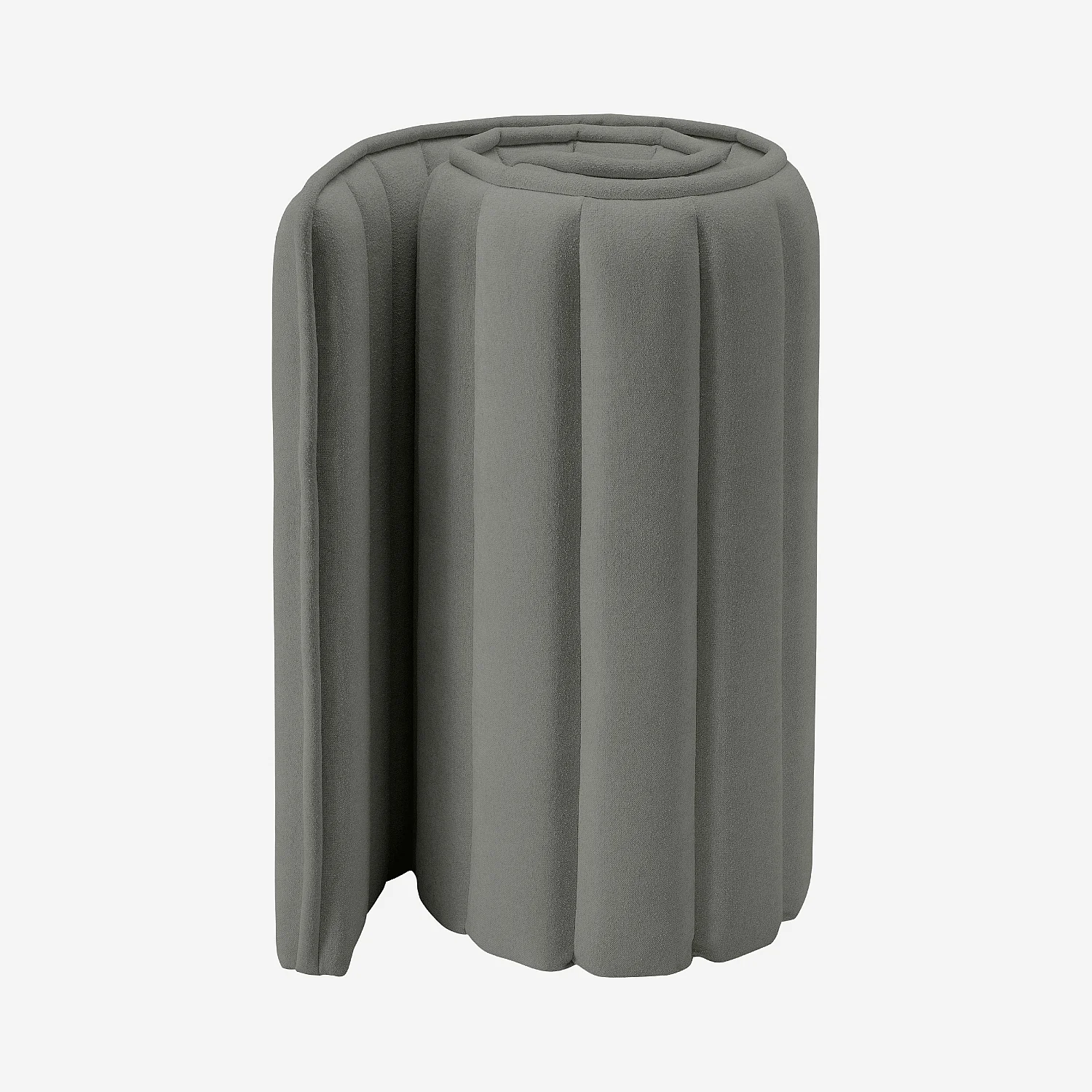 Tête de lit en tissu 244 x 102 cm - Gris galet - 7