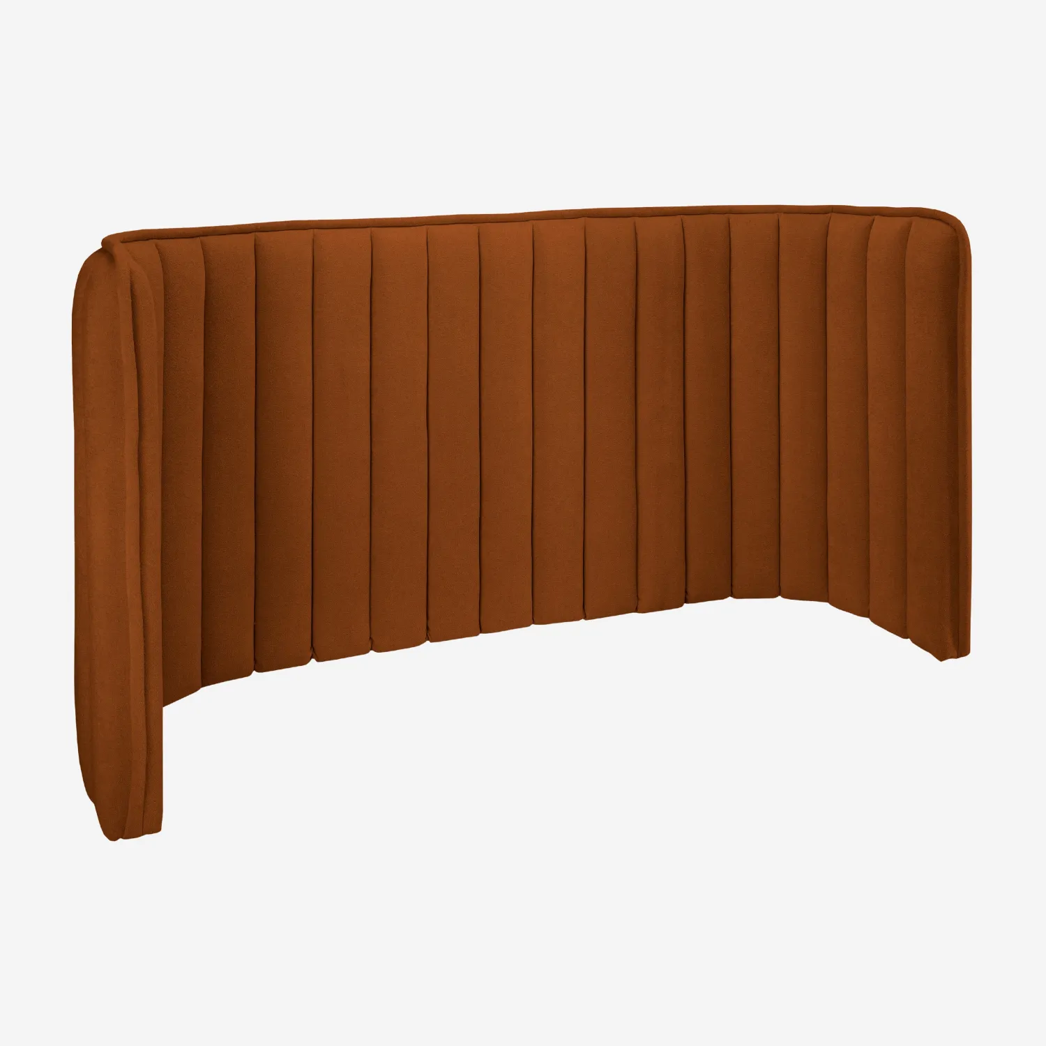 Tête de lit en tissu 244 x 102 cm - Terracotta