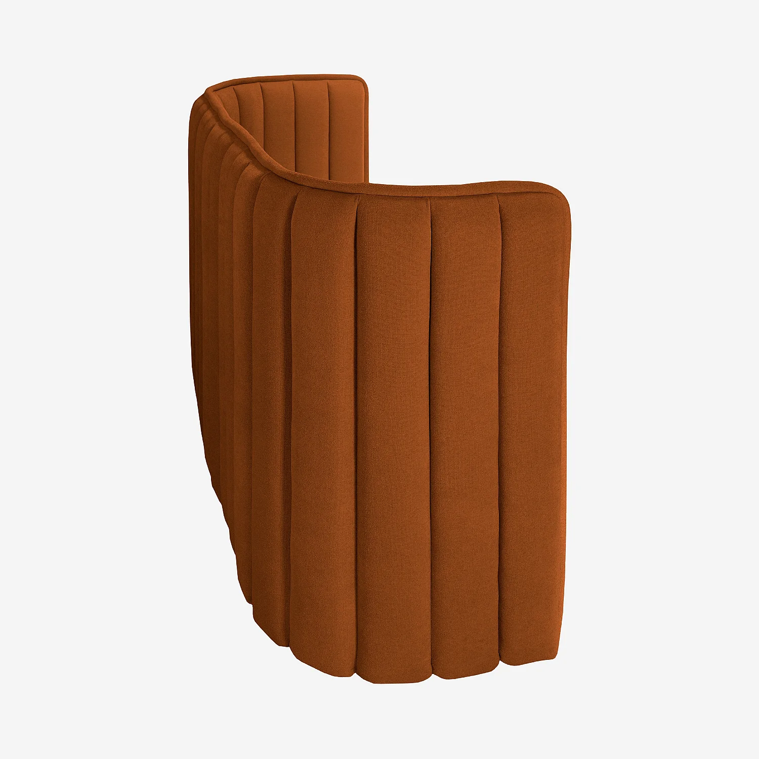 Tête de lit en tissu 244 x 102 cm - Terracotta - 6