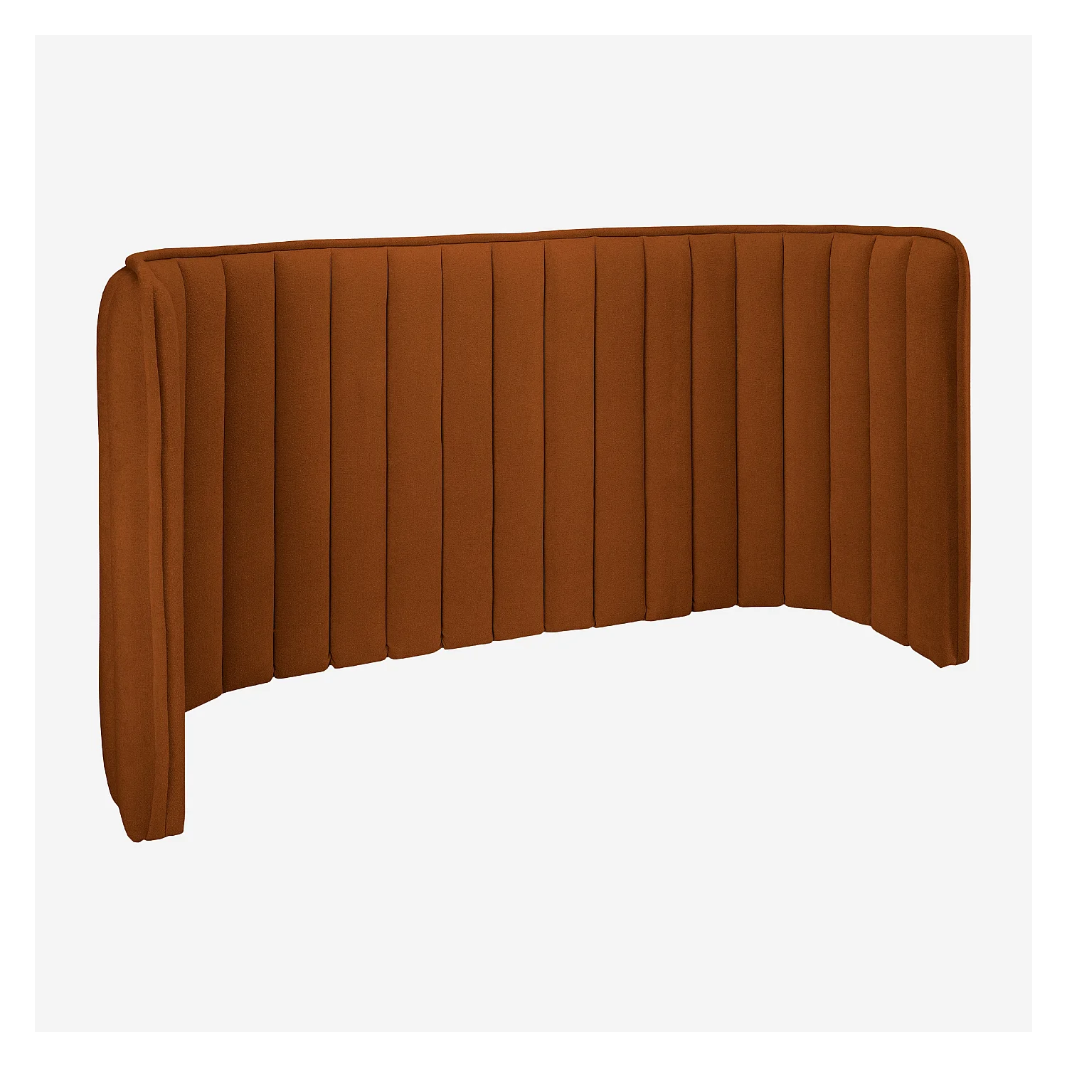 Tête de lit en tissu 244 x 102 cm - Terracotta - 4