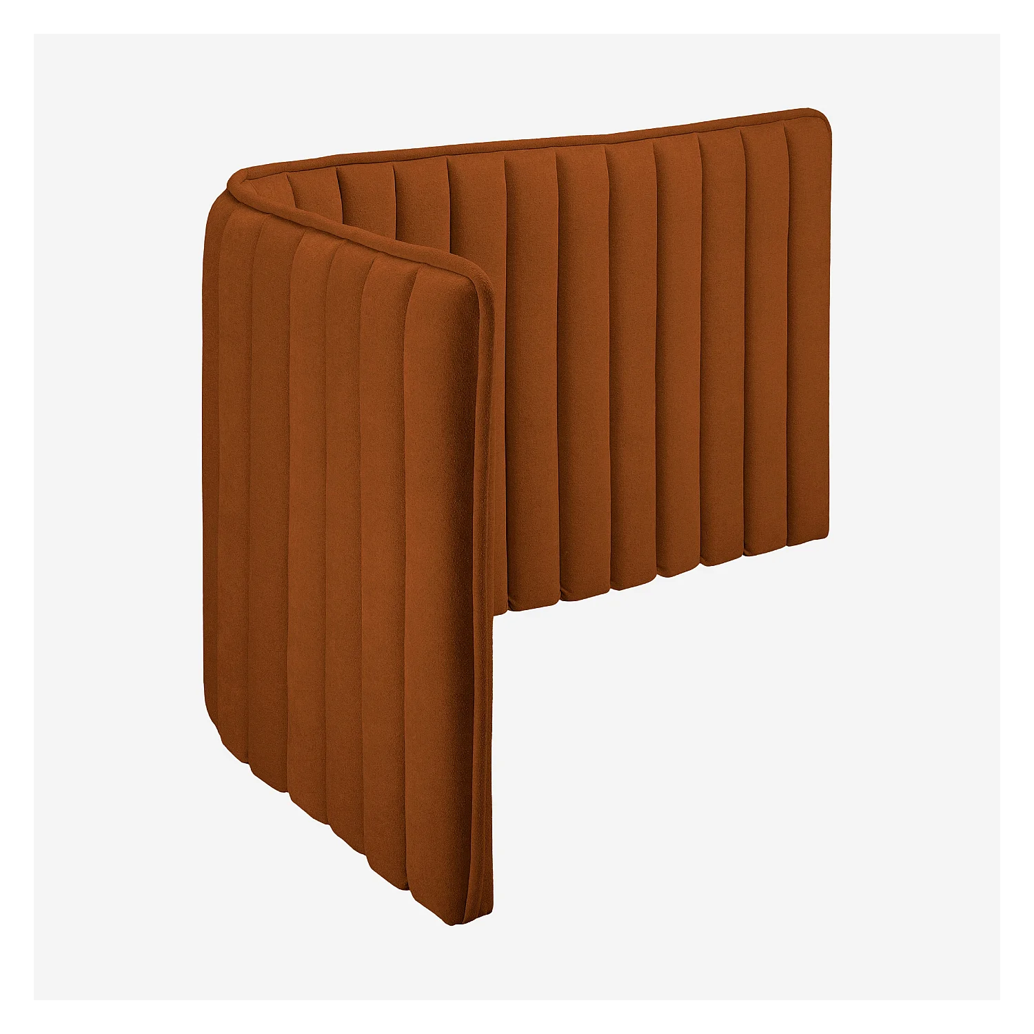 Tête de lit en tissu 244 x 102 cm - Terracotta - 6