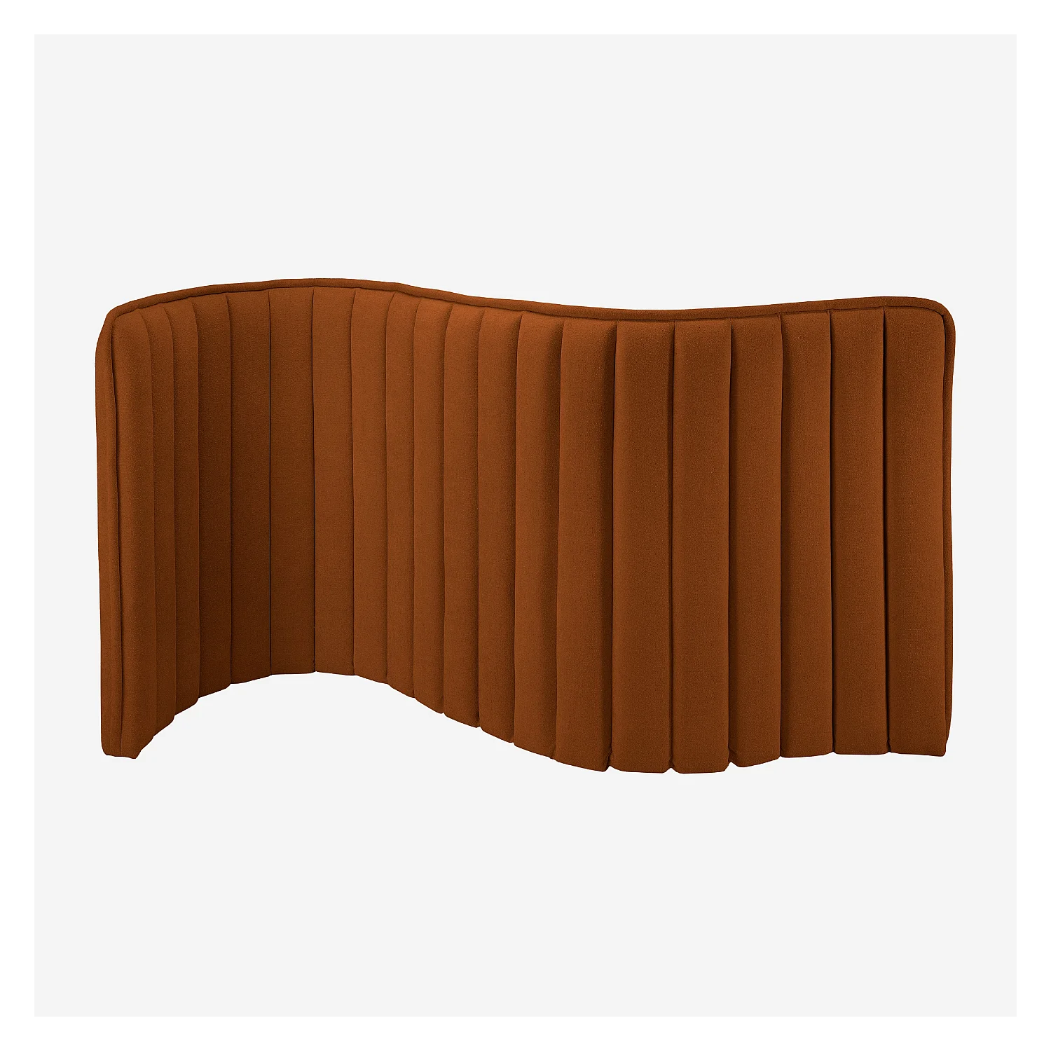 Tête de lit en tissu 244 x 102 cm - Terracotta - 5