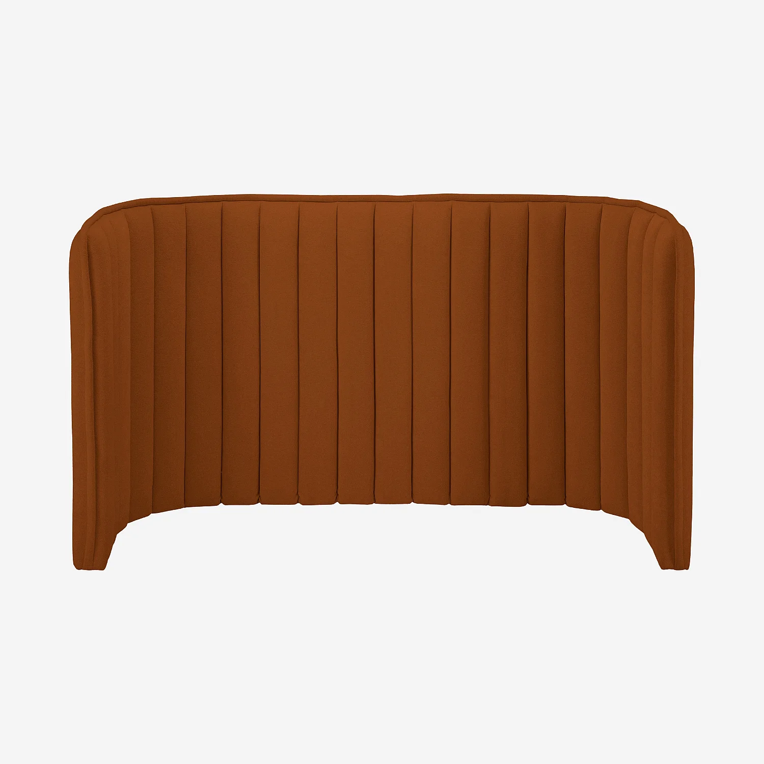 Tête de lit en tissu 244 x 102 cm - Terracotta - 1
