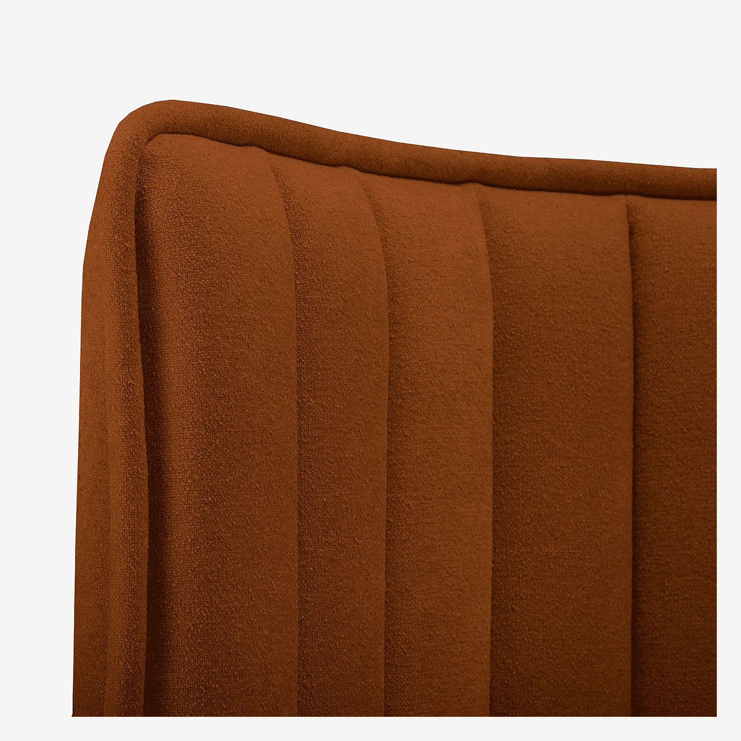 Tête de lit en tissu 244 x 102 cm - Terracotta - 2