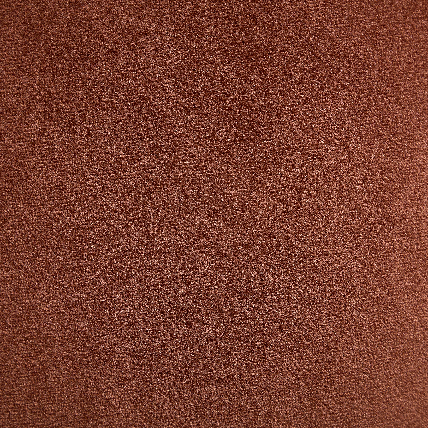 Poltrona girevole imbottita in tessuto e metallo cromato - Terracotta - 5