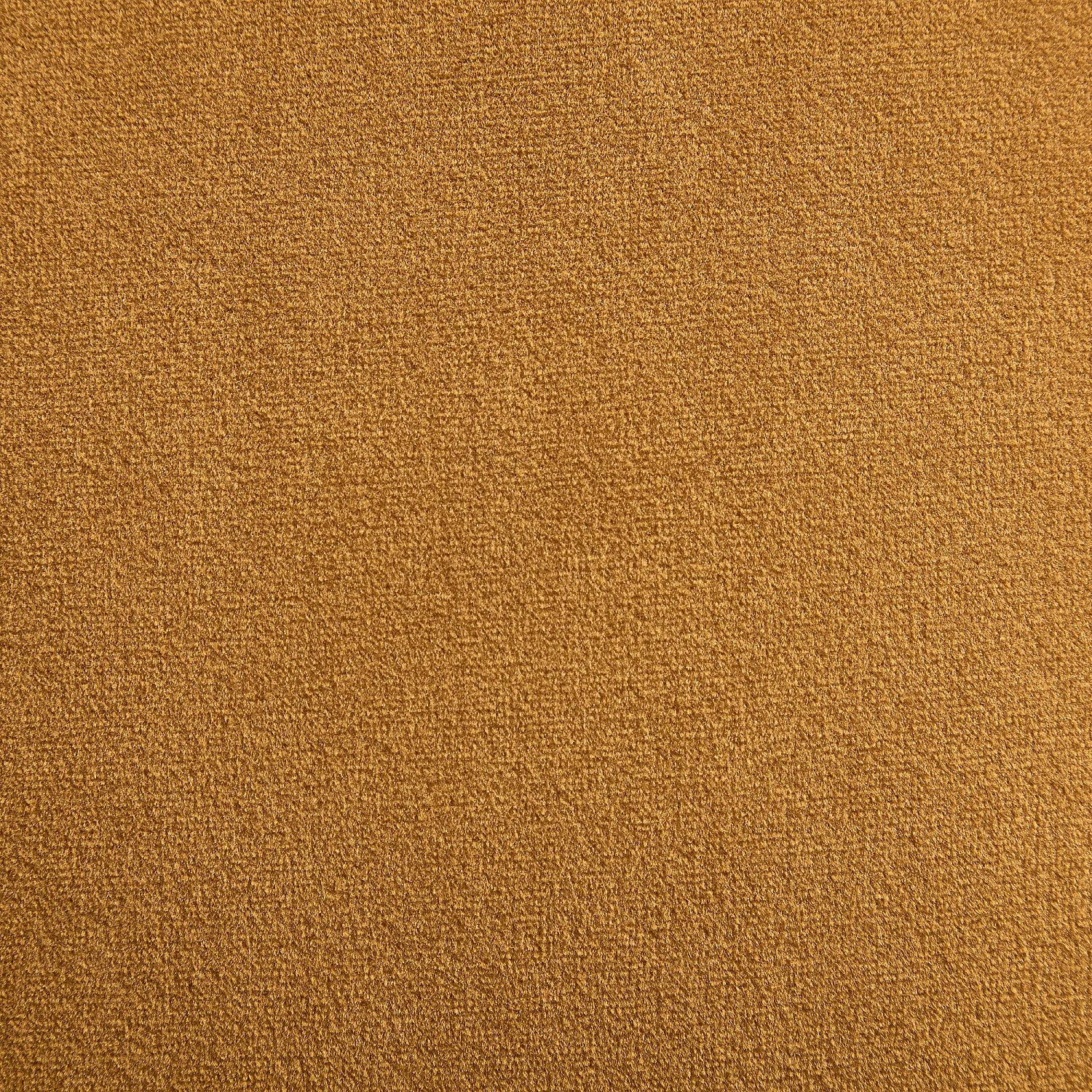 Sillón giratorio acolchado en tela y metal cromado - Miel - 5