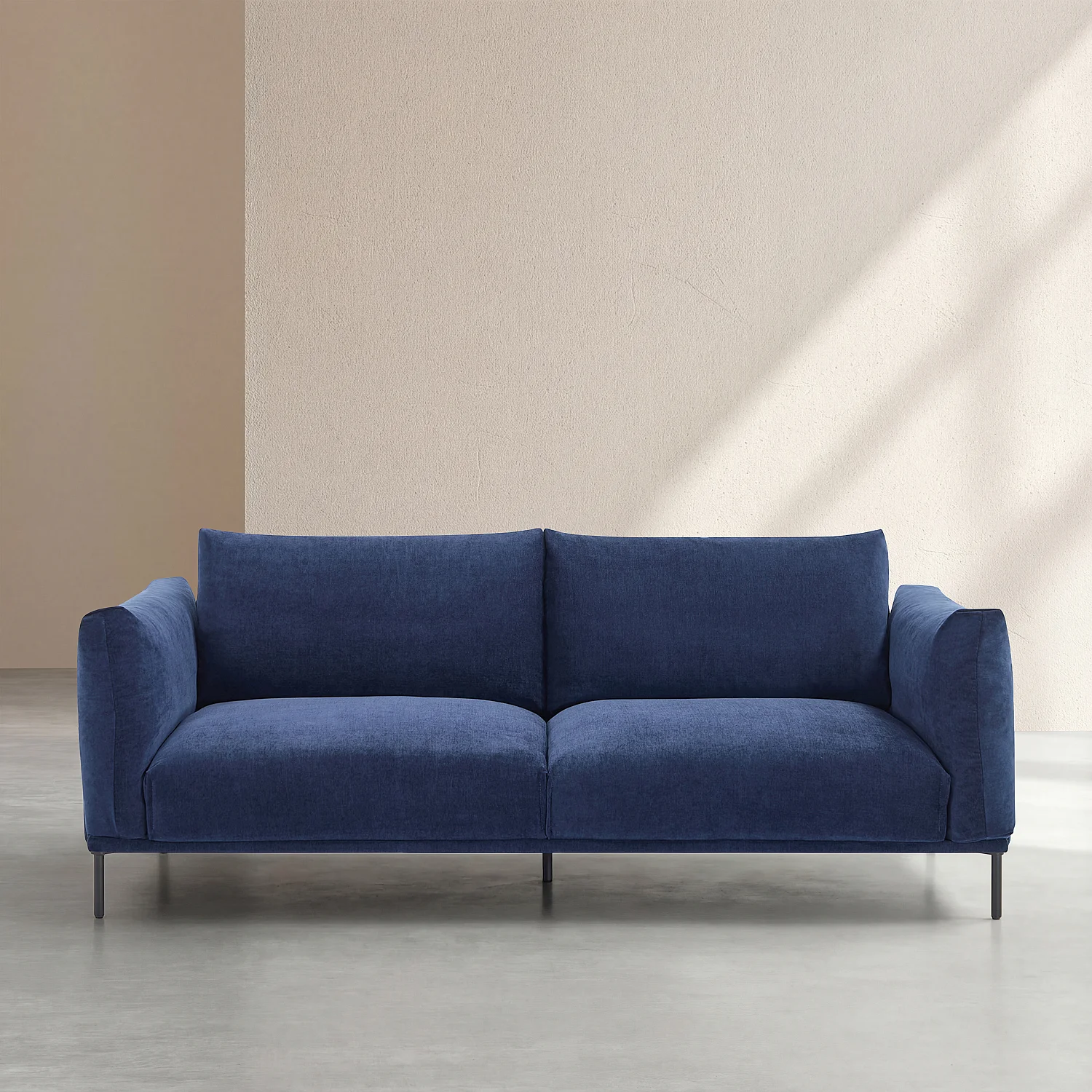 Stoffsofa 3-Sitzer - Nachtblau - 5