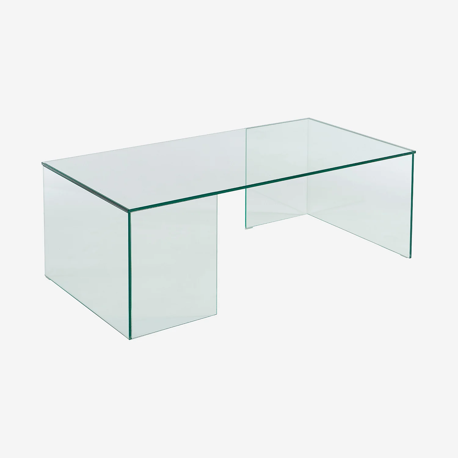 Mesa de centro rectangular de vidrio templado - Transparente - Design by Céline Mognon Fichet - 5