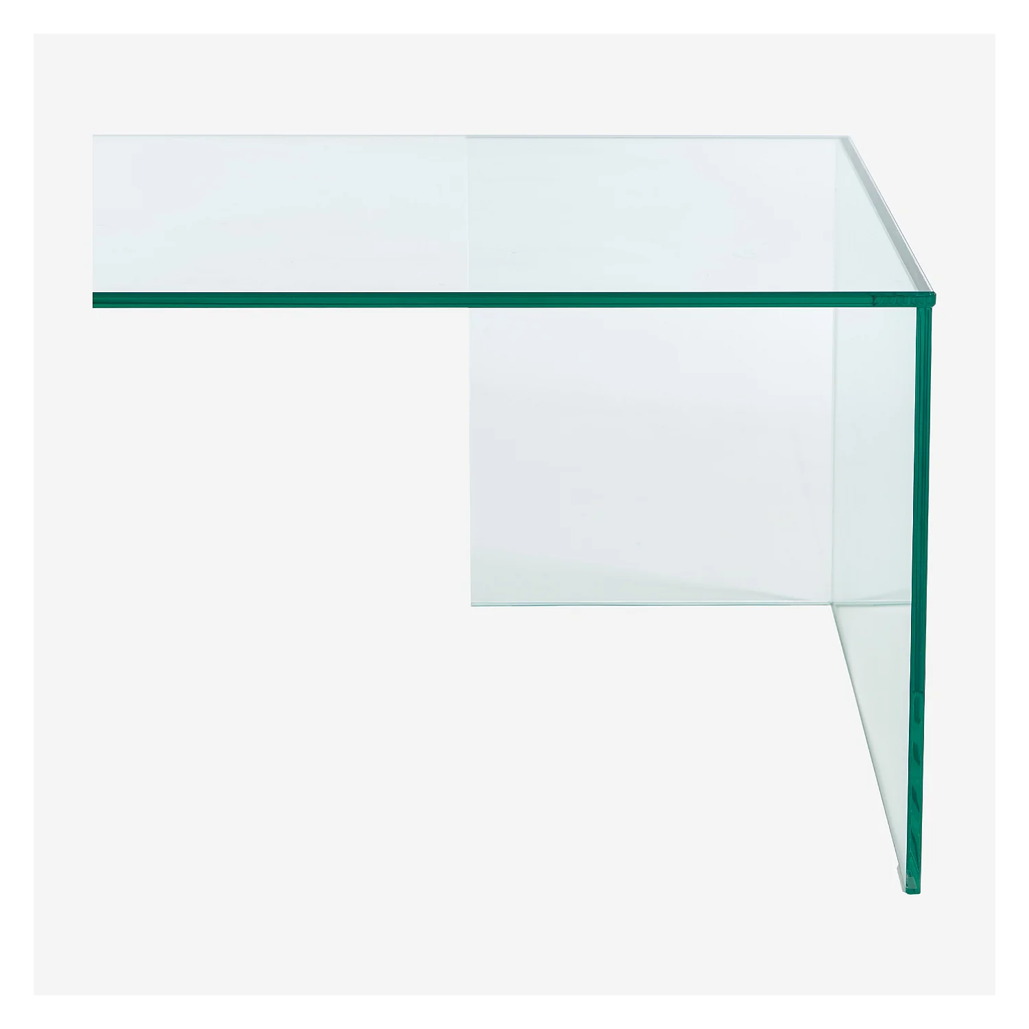 Tavolino rettangolare in vetro temperato - Trasparente - Design by Céline Mognon Fichet - 4