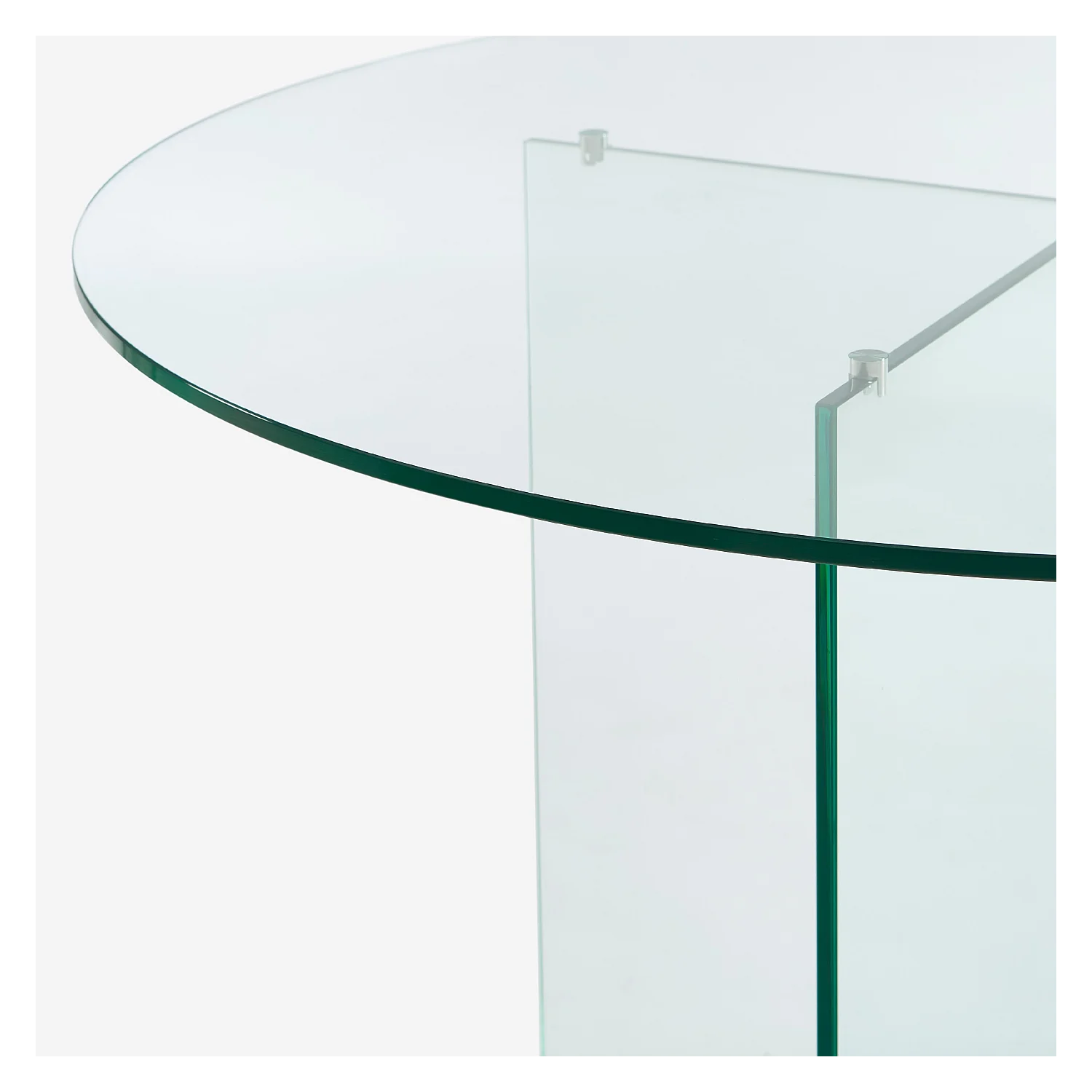 Tavolo rotondo in vetro temperato - Trasparente - Design by Céline Mognon Fichet - 2