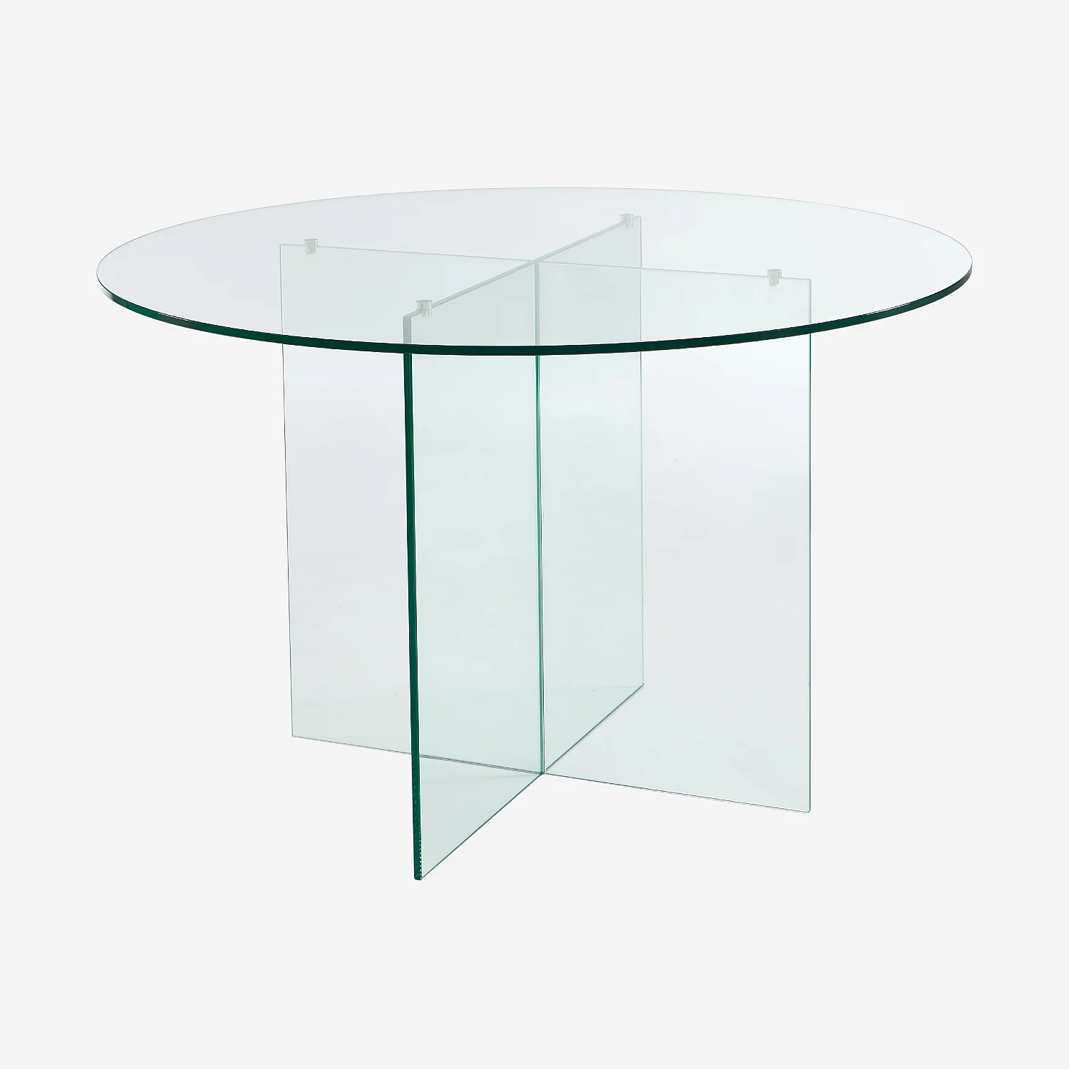 Tavolo rotondo in vetro temperato - Trasparente - Design by Céline Mognon Fichet - 3