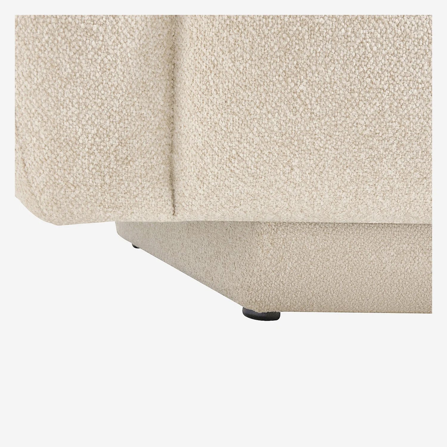 Sofá 2 plazas de tejido texturizado - Beige vainilla - Design by Federica Francini - 4