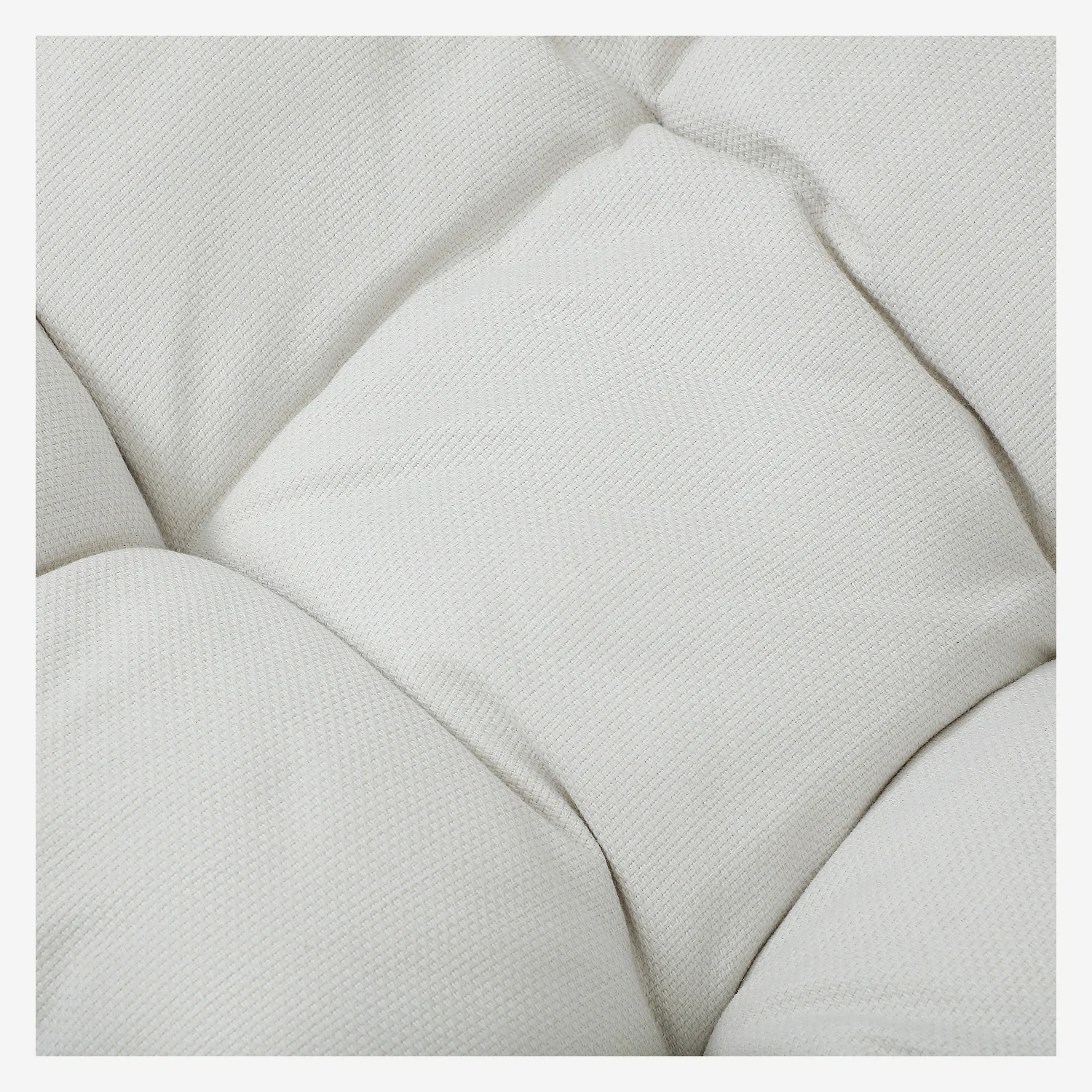 Fauteuil suspendu 2 places pour extérieur en résine tressée - Vert kaki et noir - 2