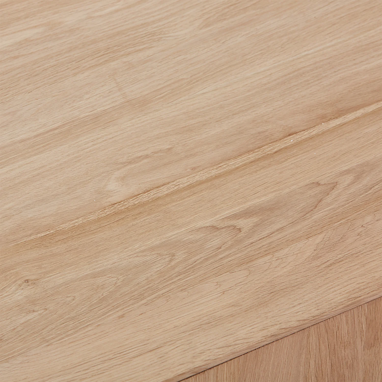 Sideboard mit 2 Türen und 4 Schubladen aus massiver Eiche - Natur - 4