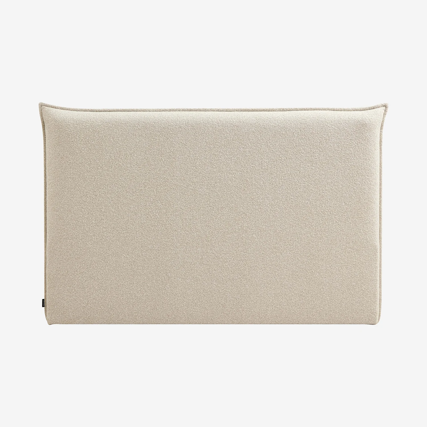Tête de lit en tissu bouclette 166 x 111 cm - Beige - 3