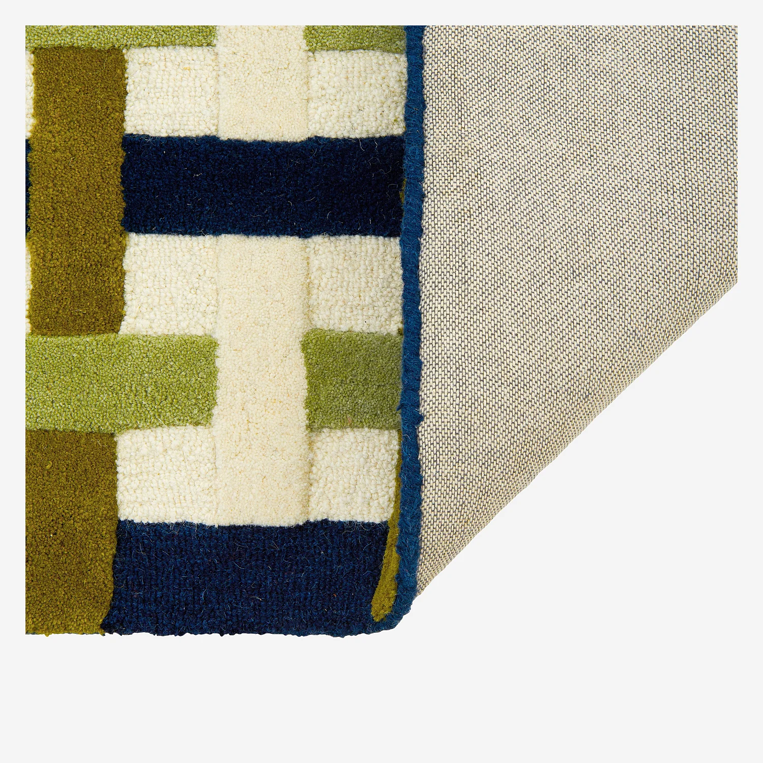 Alfombra de lana con acabado tufté - 170 x 240 cm - Verde - Design by Floriane Jacques - 8