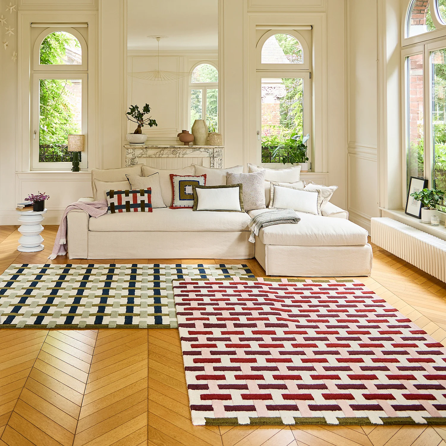 Alfombra de lana con acabado tufté - 170 x 240 cm - Burdeos - Design by Floriane Jacques - 10