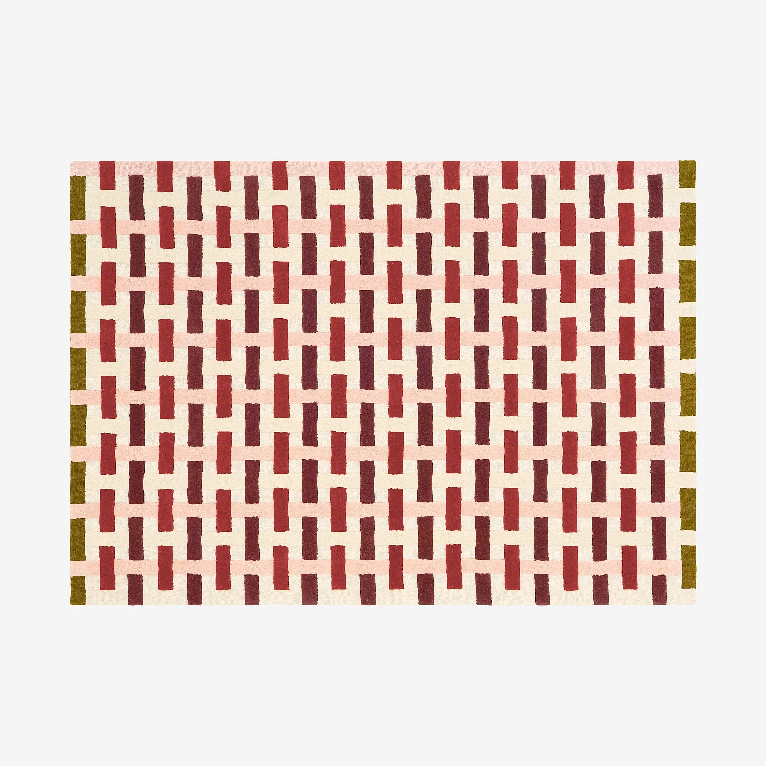 Alfombra de lana con acabado tufté - 170 x 240 cm - Burdeos - Design by Floriane Jacques - 2