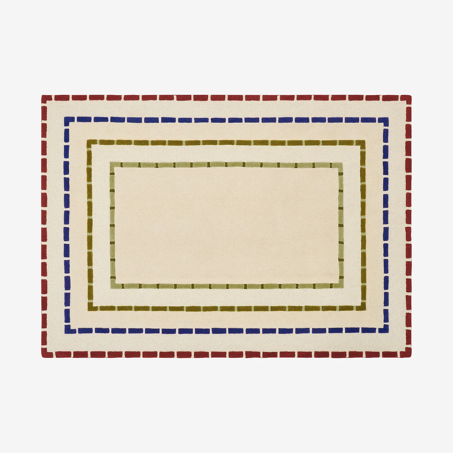 Alfombra de lana con acabado tufté - 170 x 240 cm - Crudo - Design by Floriane Jacques - 2