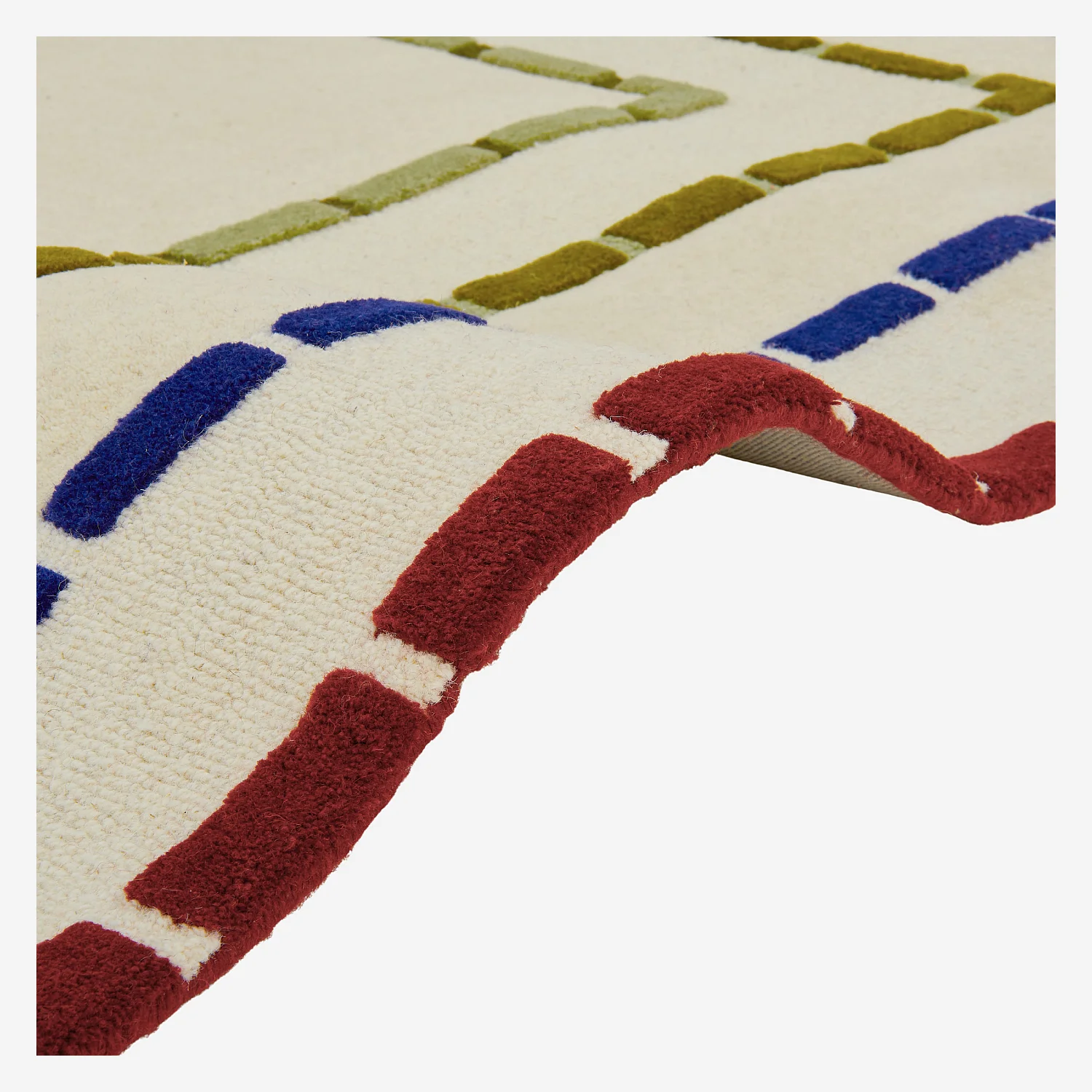 Alfombra de lana con acabado tufté - 170 x 240 cm - Crudo - Design by Floriane Jacques - 3