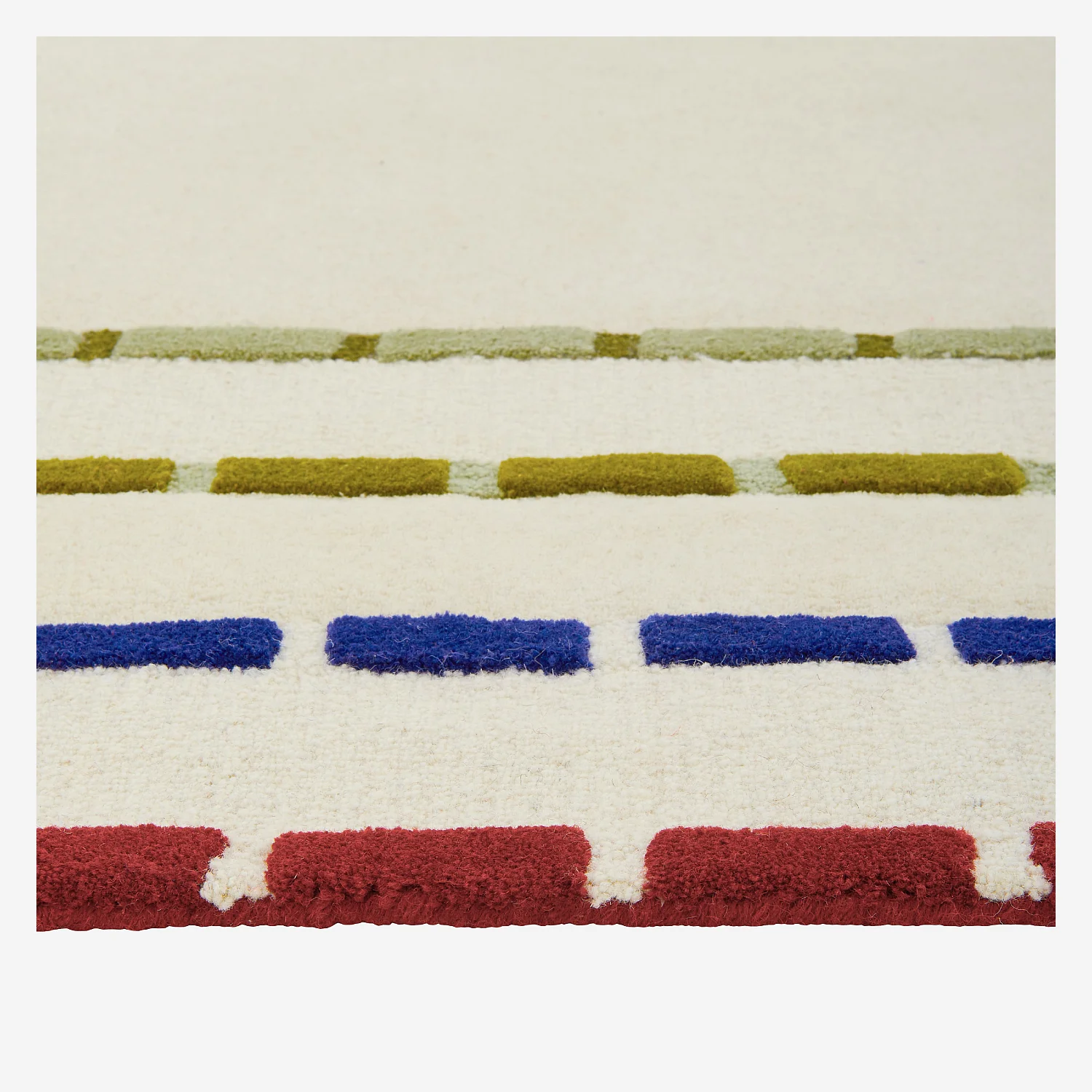 Alfombra de lana con acabado tufté - 170 x 240 cm - Crudo - Design by Floriane Jacques - 6