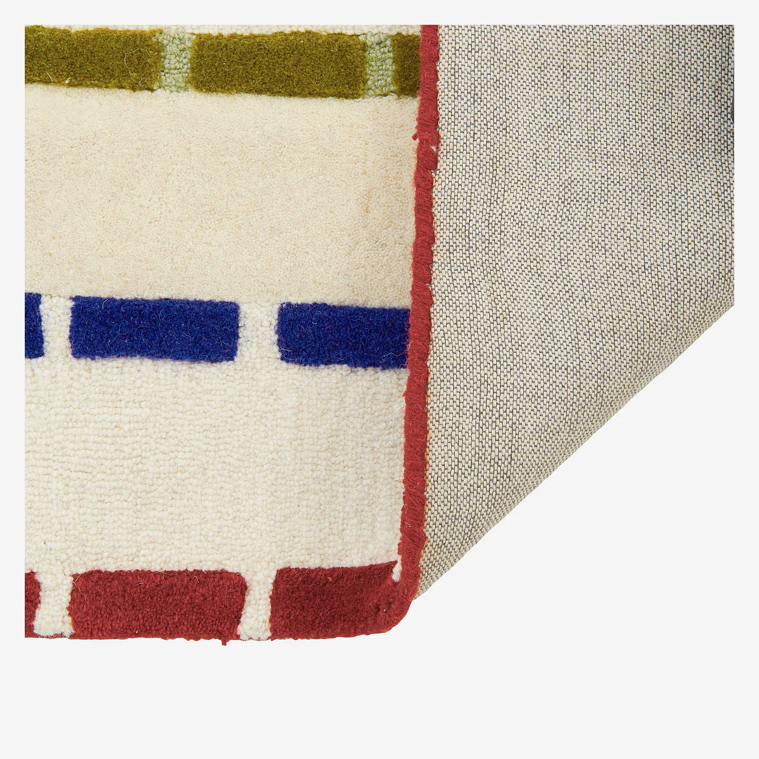 Tappeto annodato in lana - 170 x 240 cm - Ecru - Design by Floriane Jacques - 9