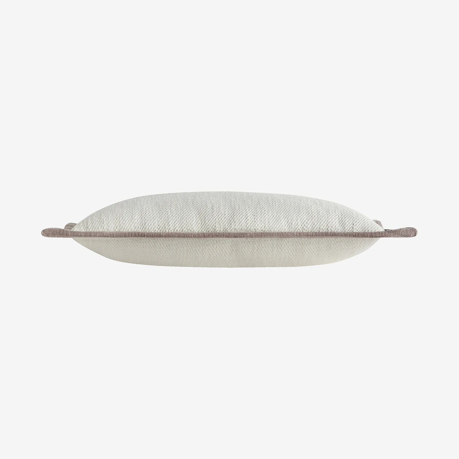 Coussin en coton - 30 x 50 cm - Ecru et lilas - 8
