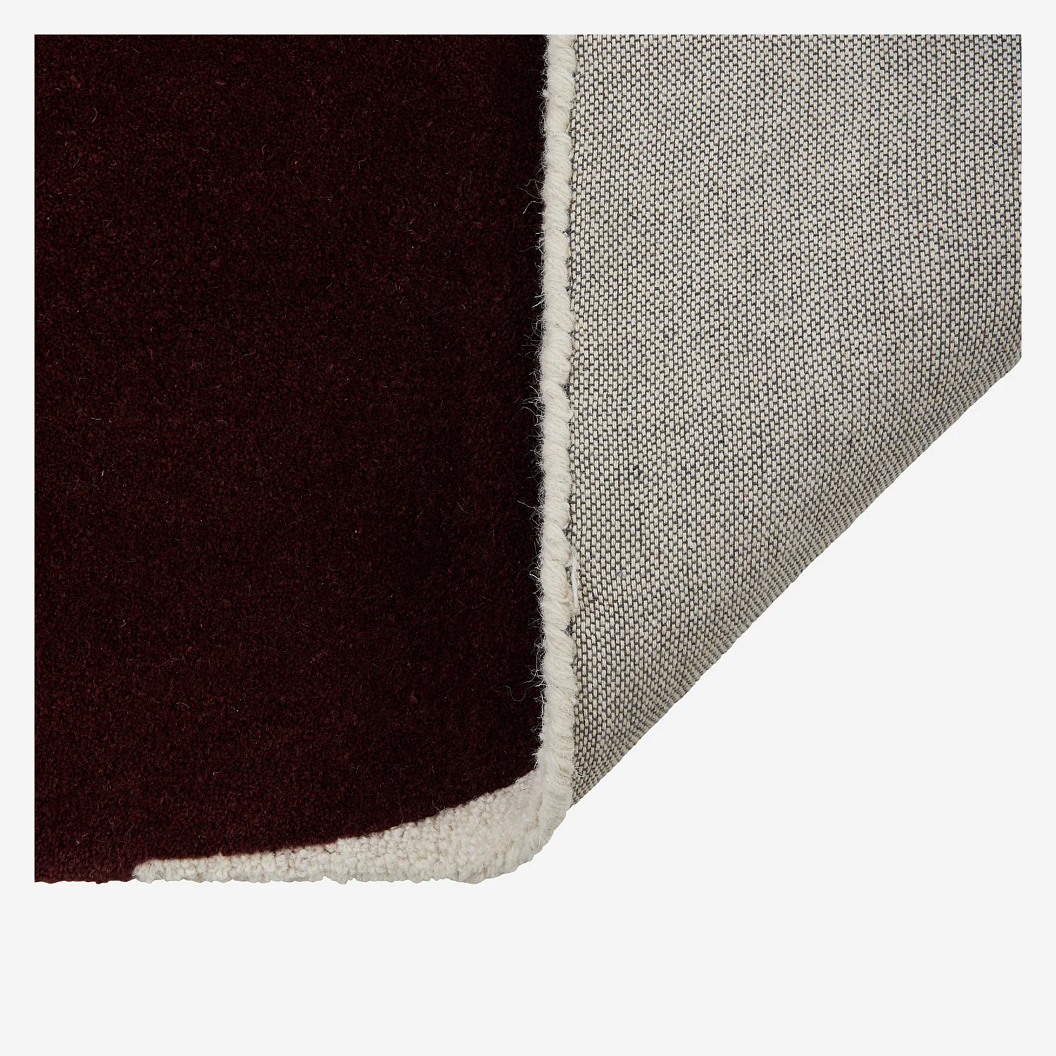 Tappeto taftato e bouclé in lana - 170 x 240 cm - Bronzo e bordeaux - Design by Floriane Jacques - 8