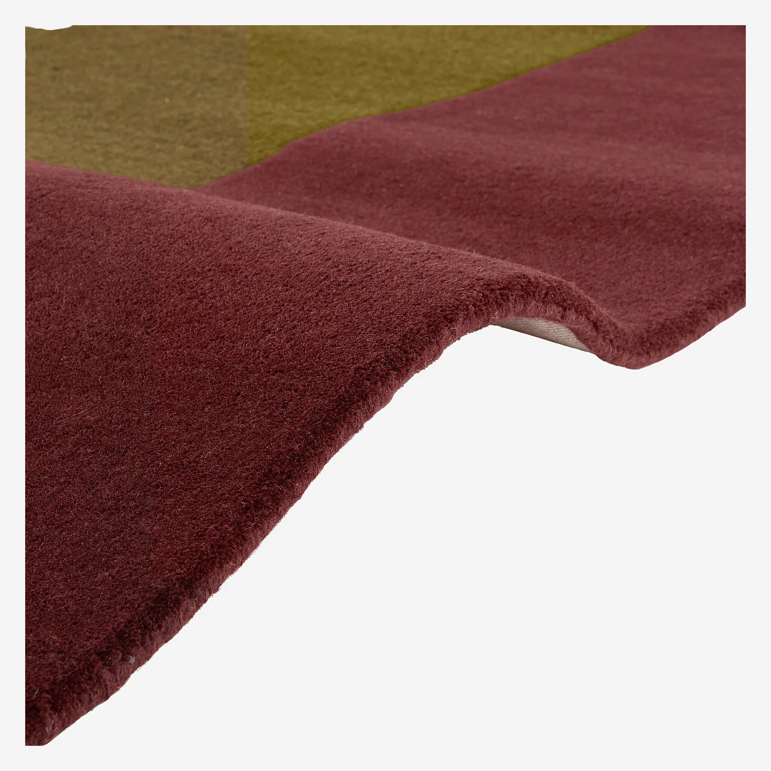 Tappeto taftato e bouclé in lana - 170 x 240 cm - Bronzo e bordeaux - Design by Floriane Jacques - 4