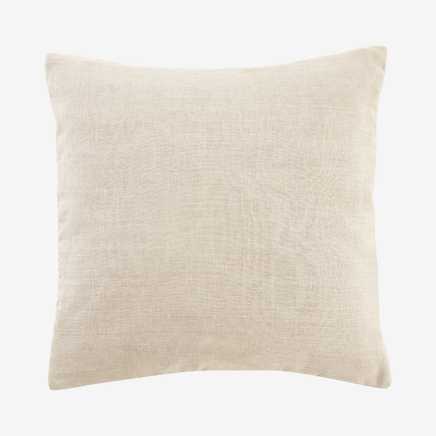 Cojín de mezcla de lino y algodón - 45 x 45 cm - Naranja y rosa claro - Design by Floriane Jacques - 8