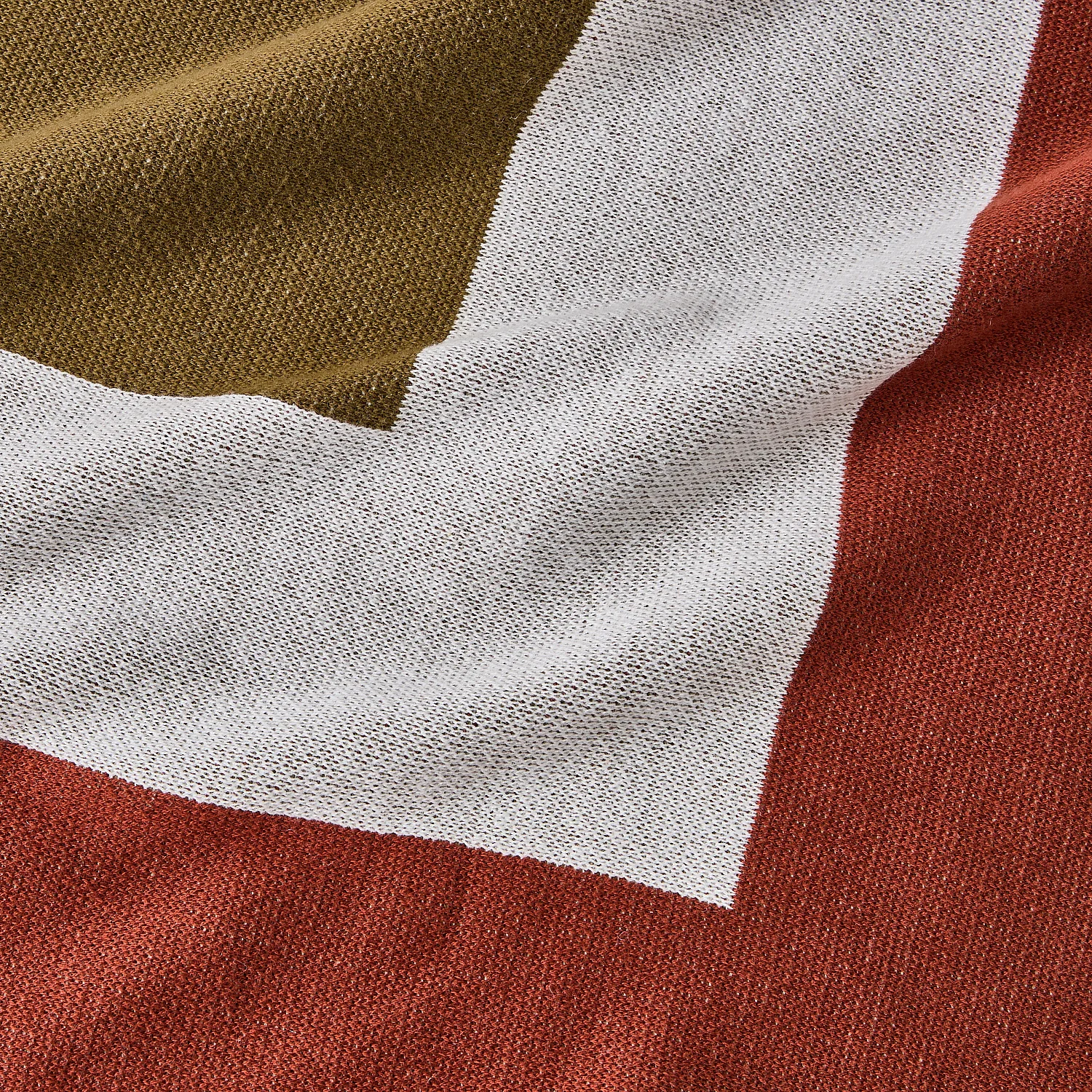 Coperta di cotone - 130 x 170 cm - Ecru e bronzo - Design by Floriane Jacques - 5